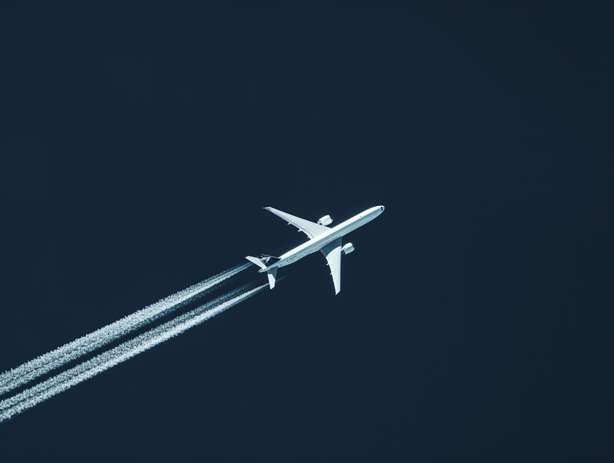 Solitary Flight in Monochrome Blue.png