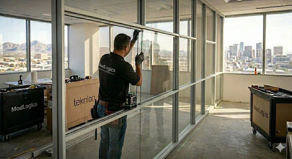 Why Precision Matters for Teknion Demountable Wall Systems and Architectural Glass in Phoenix