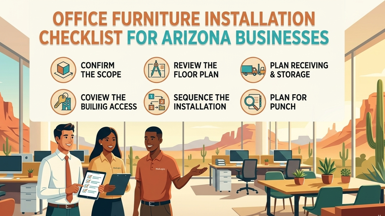 Office Furniture Installation Checklist for Arizona Businesses