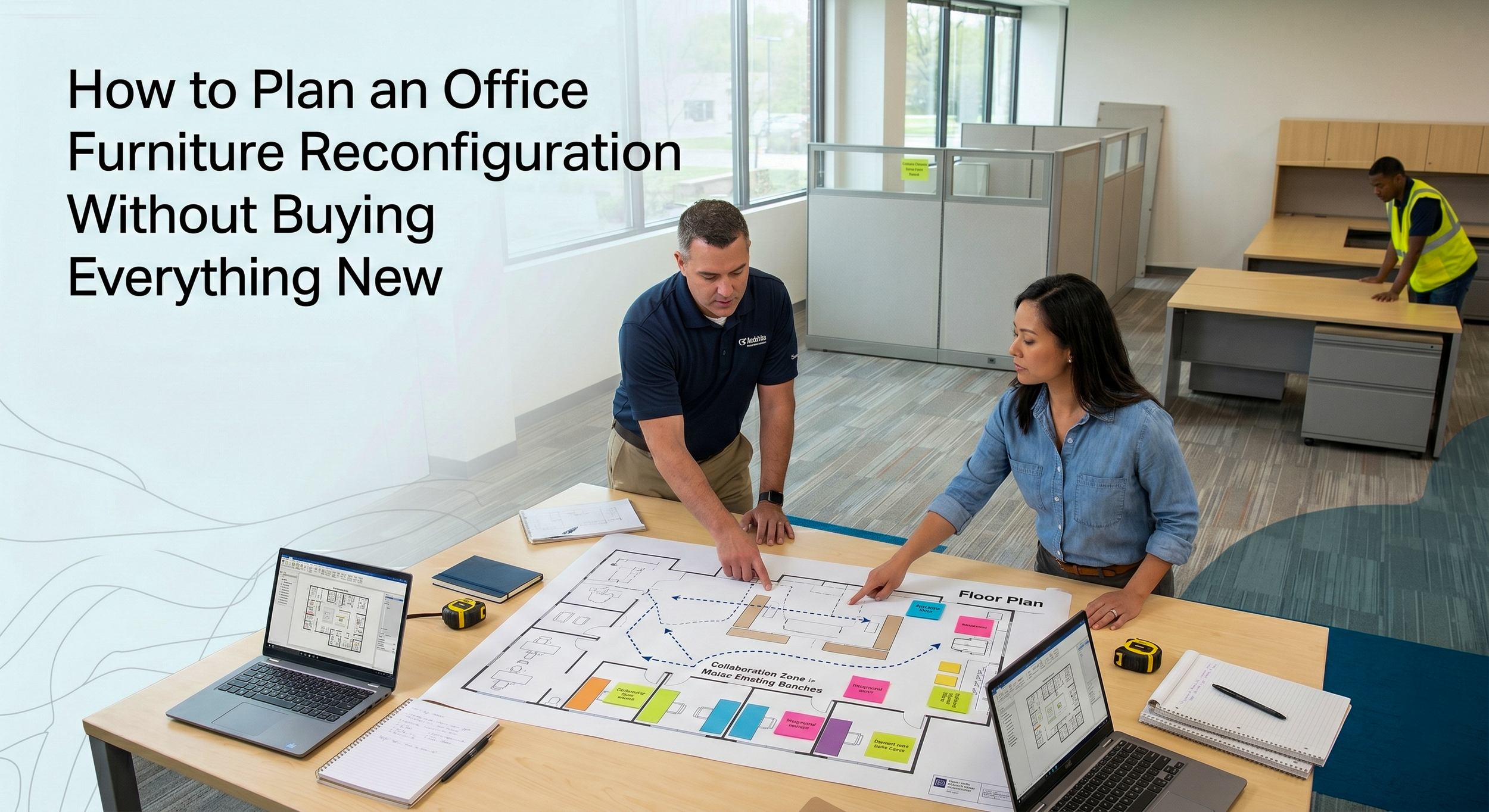 How to Plan an Office Furniture Reconfiguration Without Buying Everything New