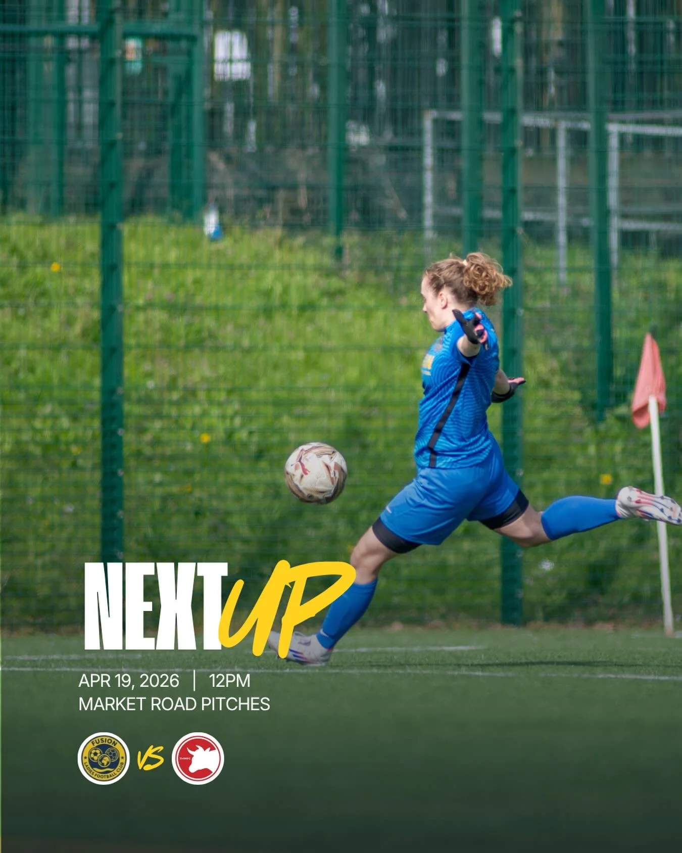 NEXT UP ➡️

Back to league action this weekend against Tower Hamlets! 

🗓️ 19/04/26
⏰ 12pm KO
📍Market Road Pitches