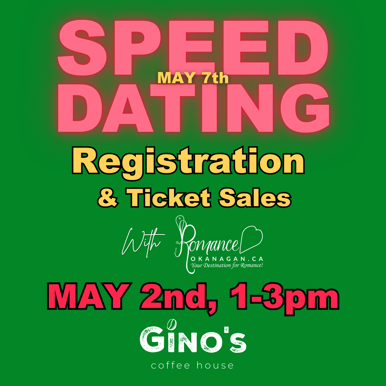 Speed Dating Registration & Ticket Sales