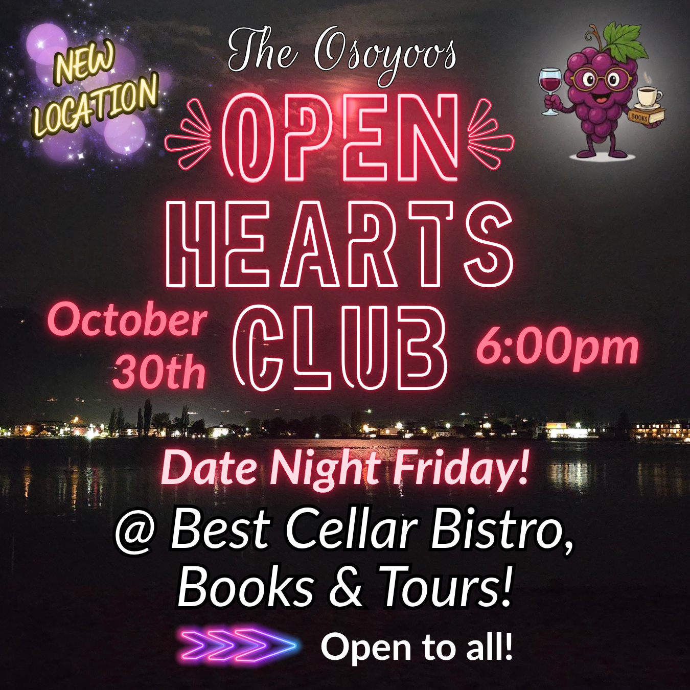 Osoyoos Open Hearts Club Date Night Friday