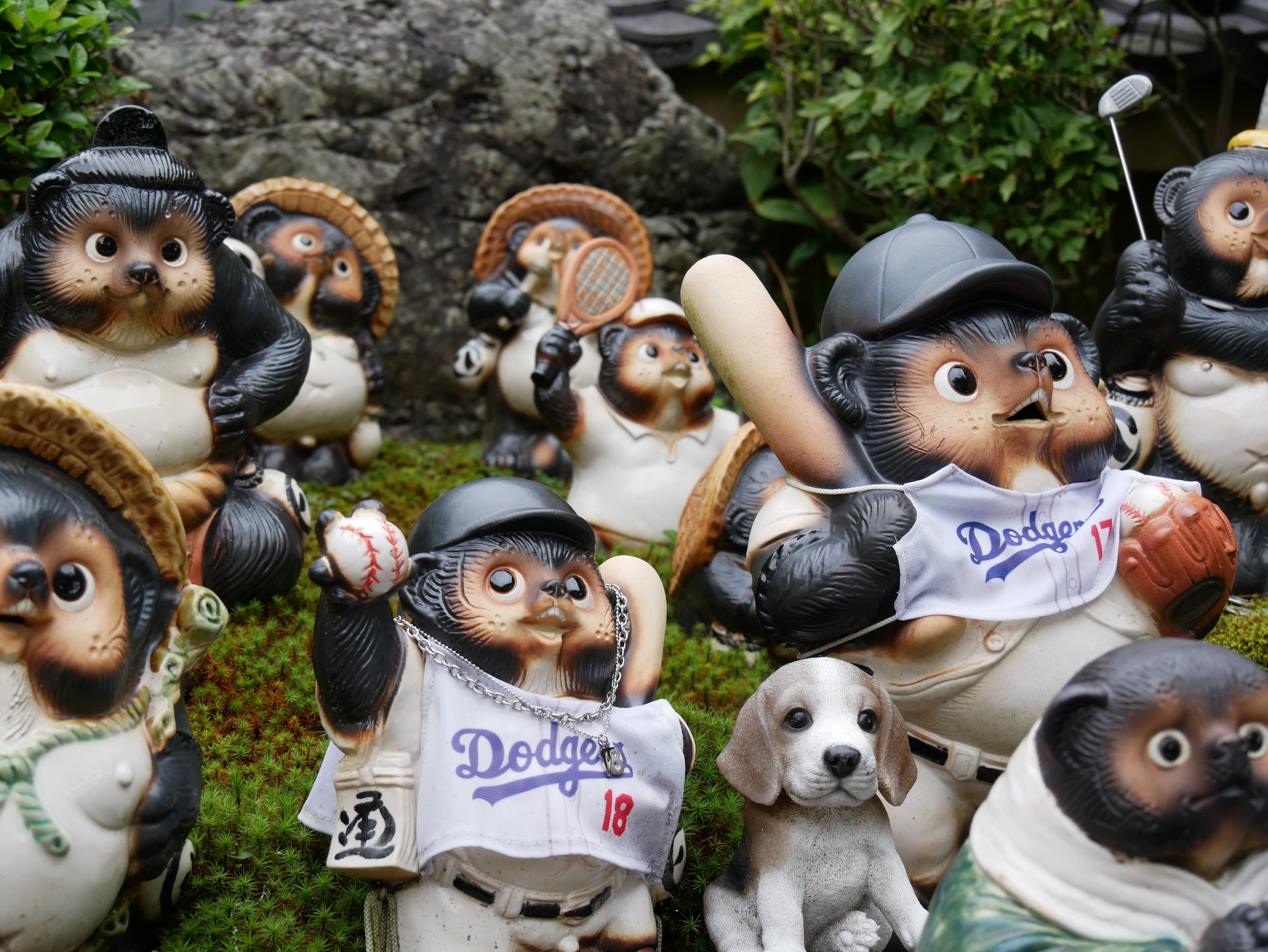 Raccoons Dodgers, Arashiyama - 2026 - Digital photograph