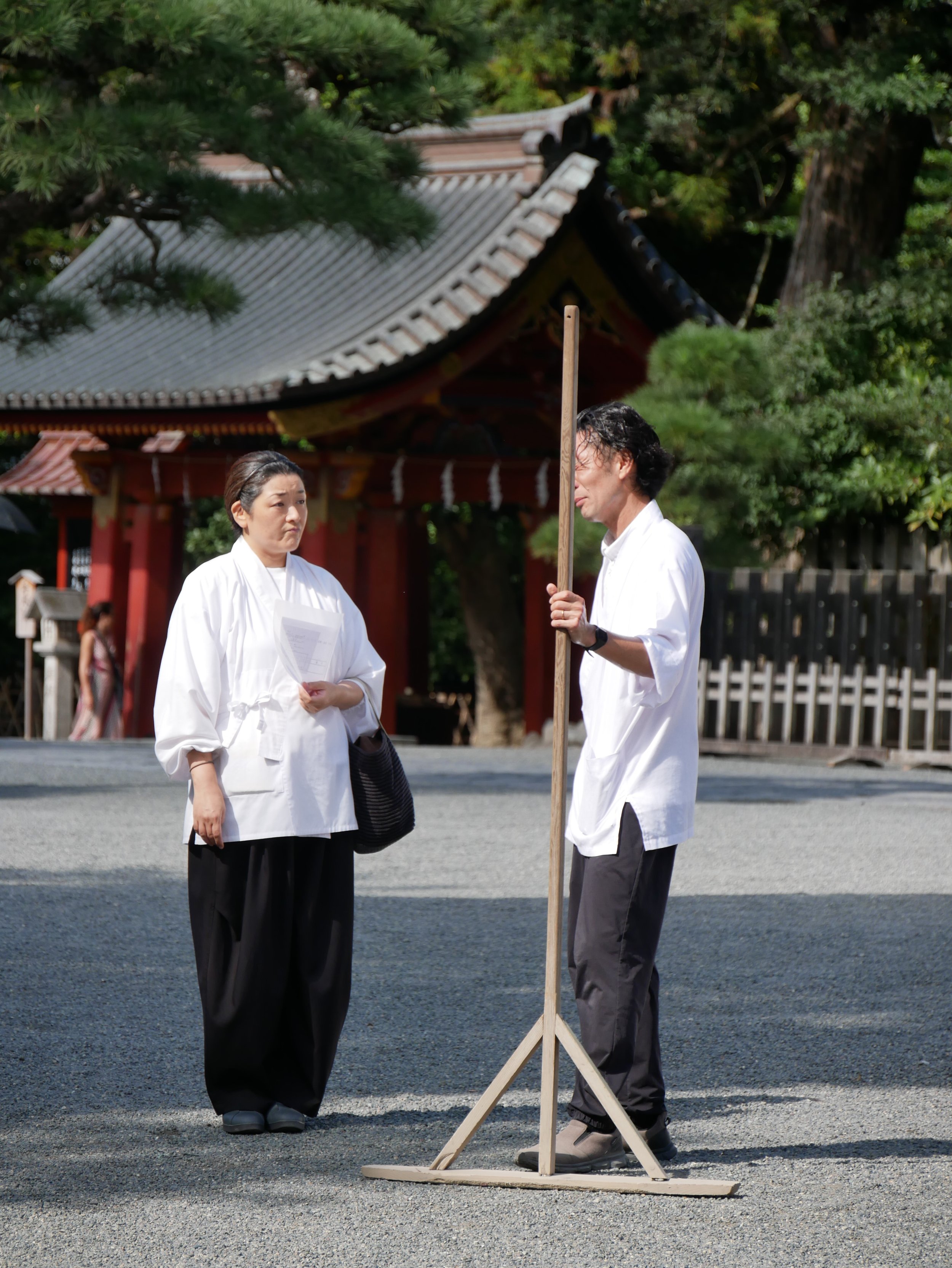 break time in Tsurugaoka Hachiman-gū - 2026 - Digital photograph