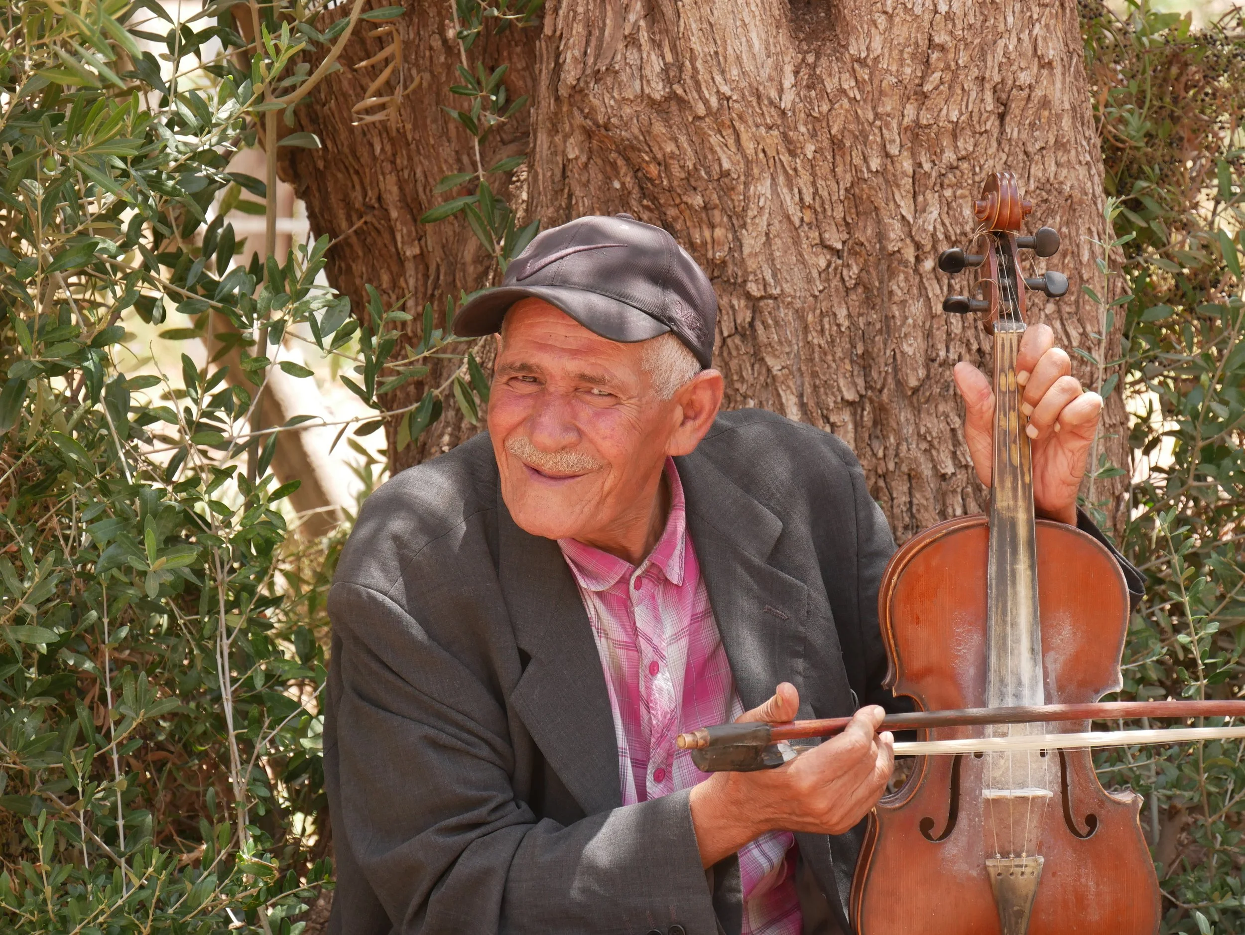 homme au violon - 2019 - Digital photograph