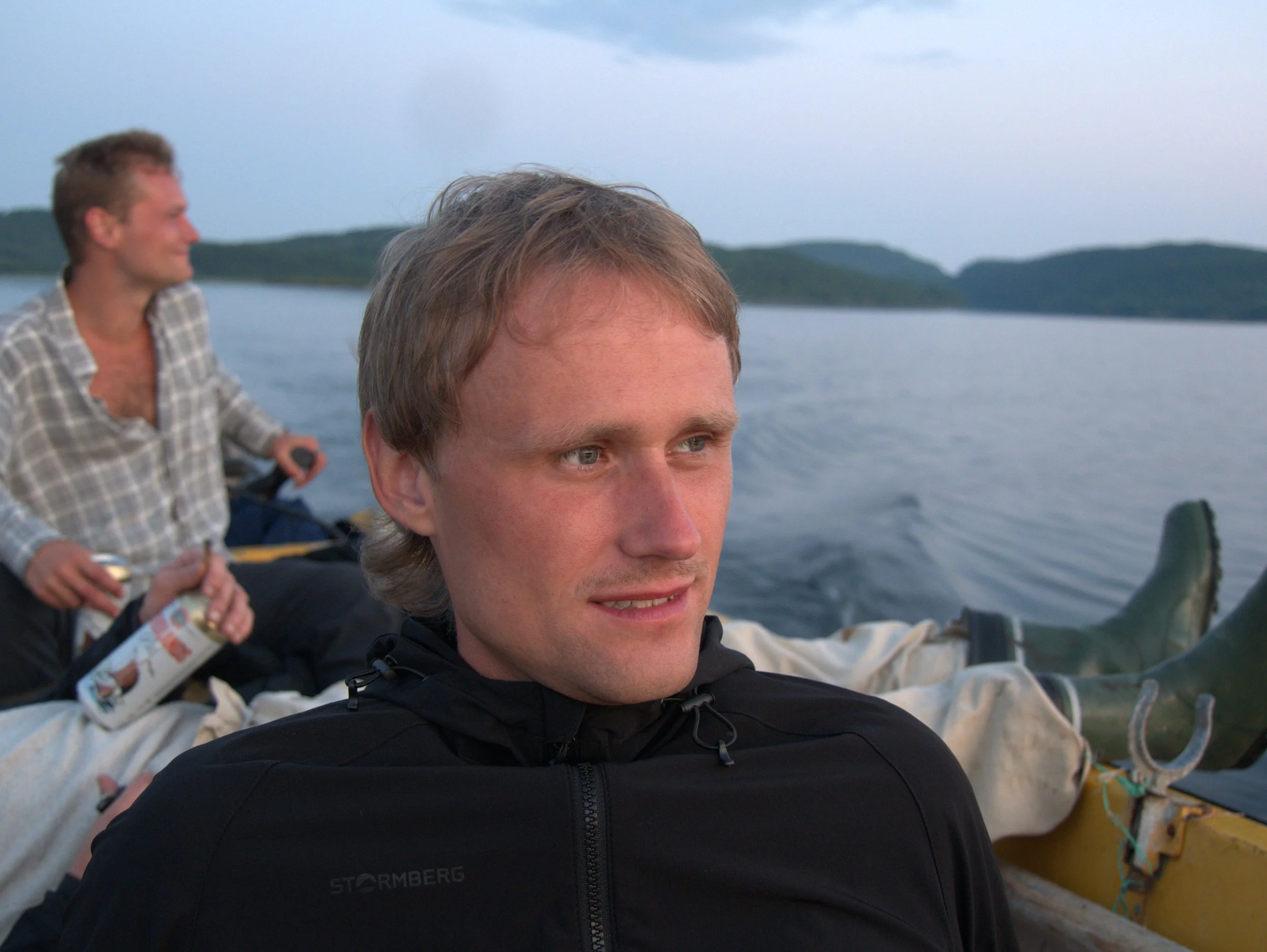 Joakim on the boat - 2025 - Digital photograph