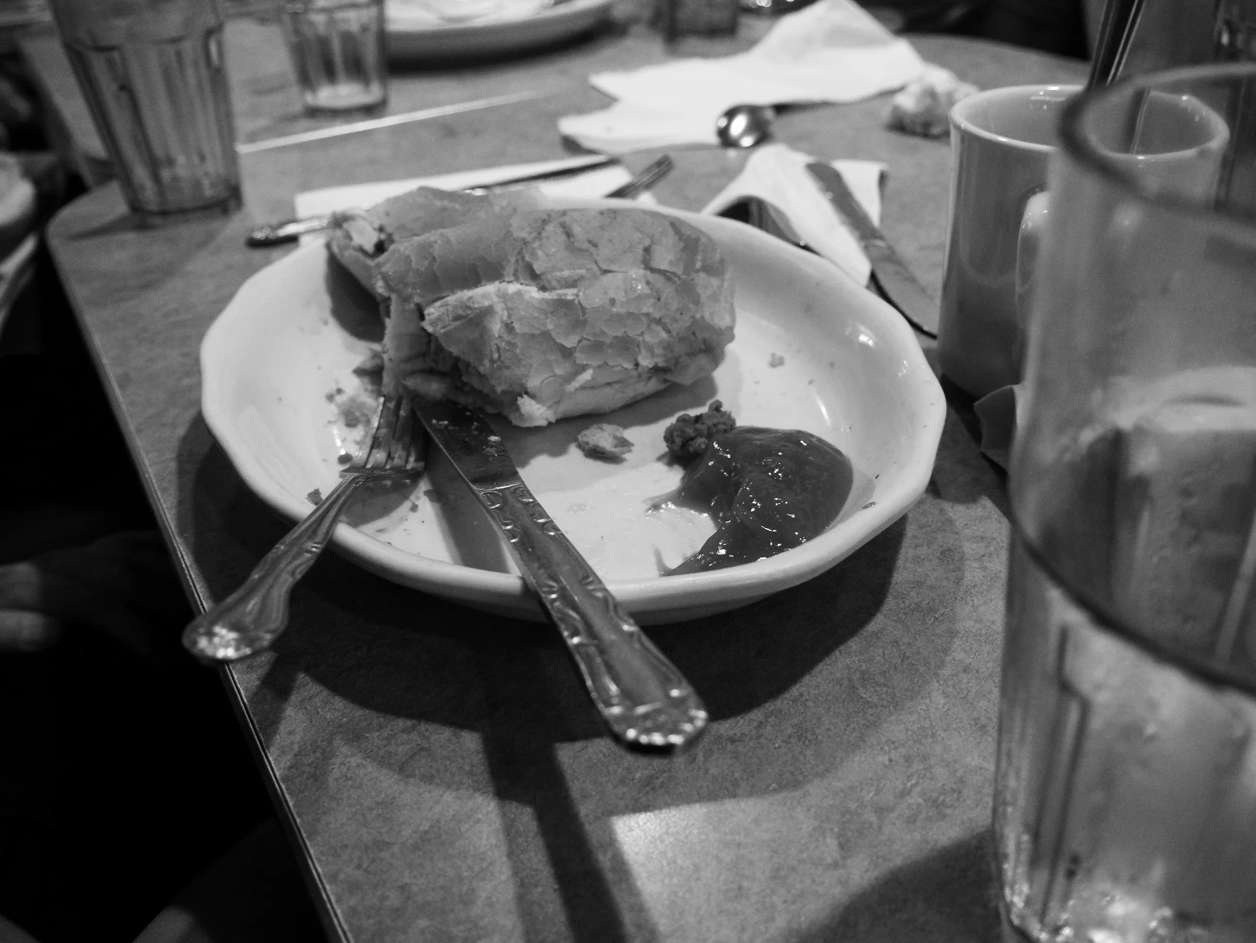 Midnight at the COURT SQUARE DINER - 2025 - Digital photograph