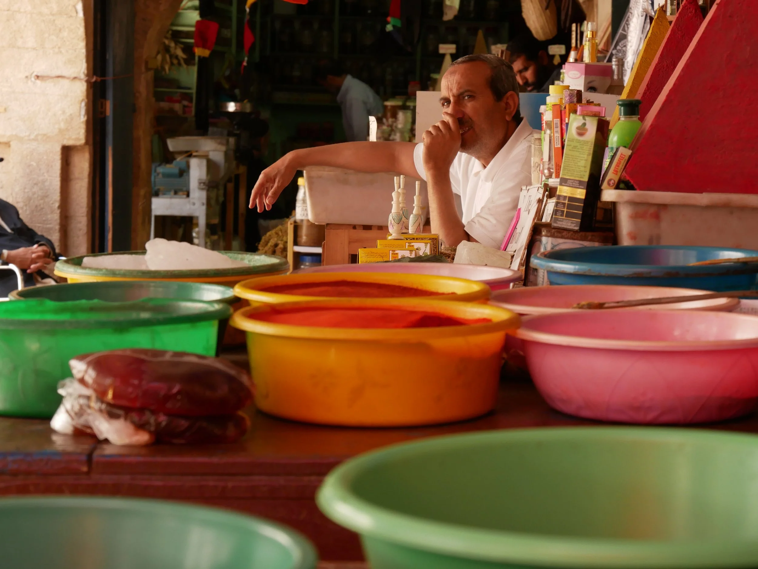 coloured buckets - 2019 - Digital photograph
