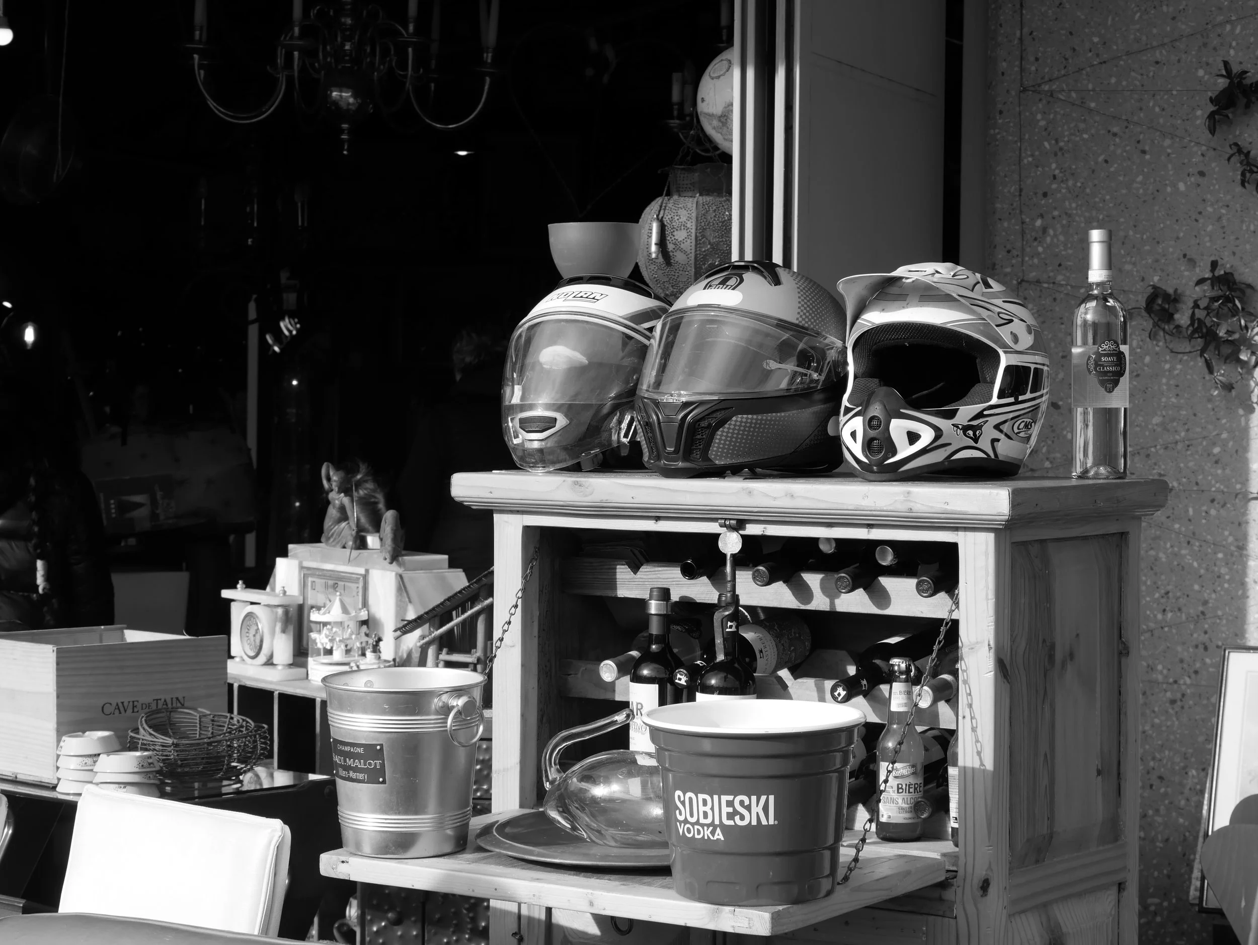 three helmets - 2025 - Digital photograph