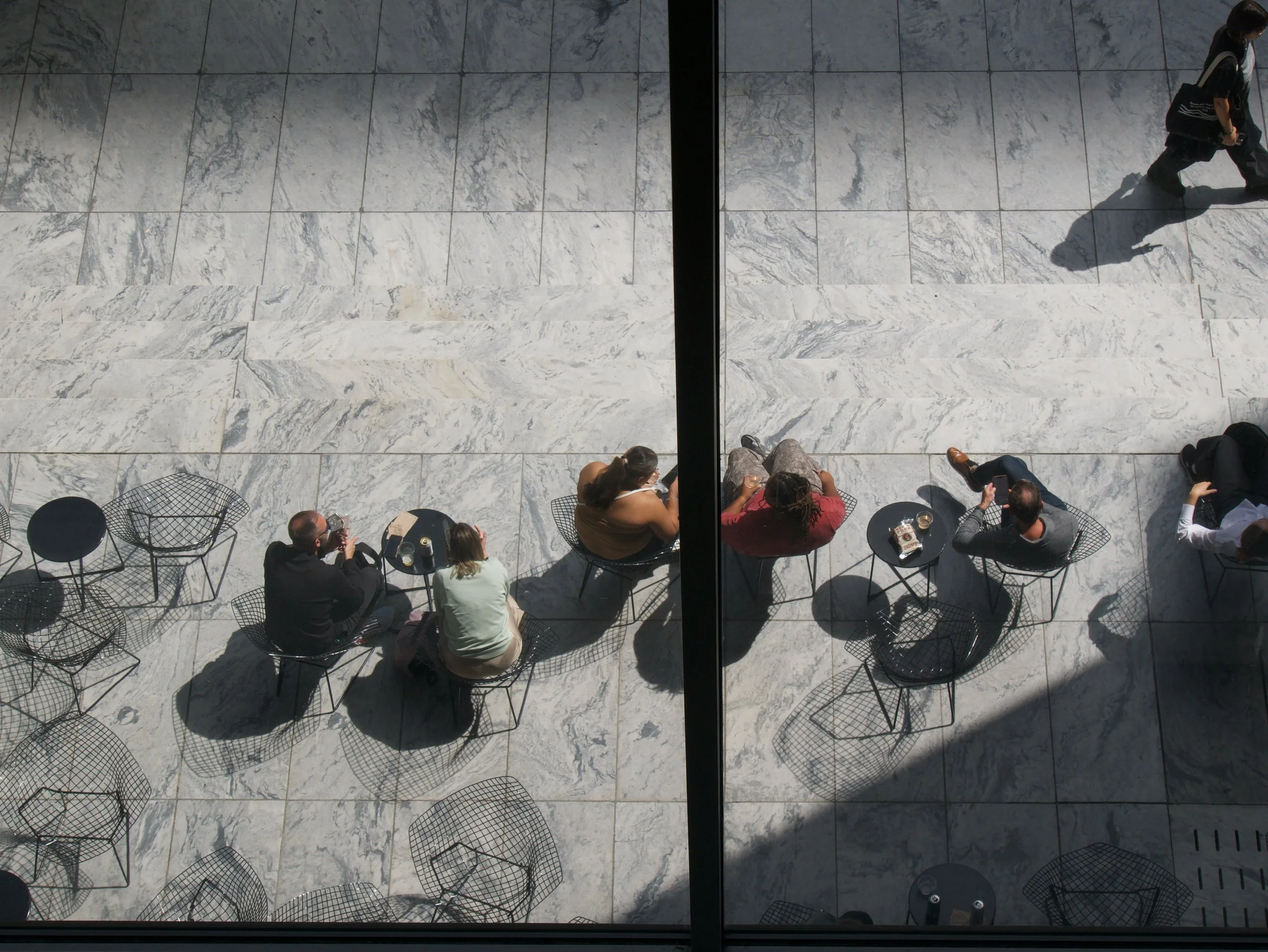 break at the MoMa's terrace - 2025 - Digital photograph