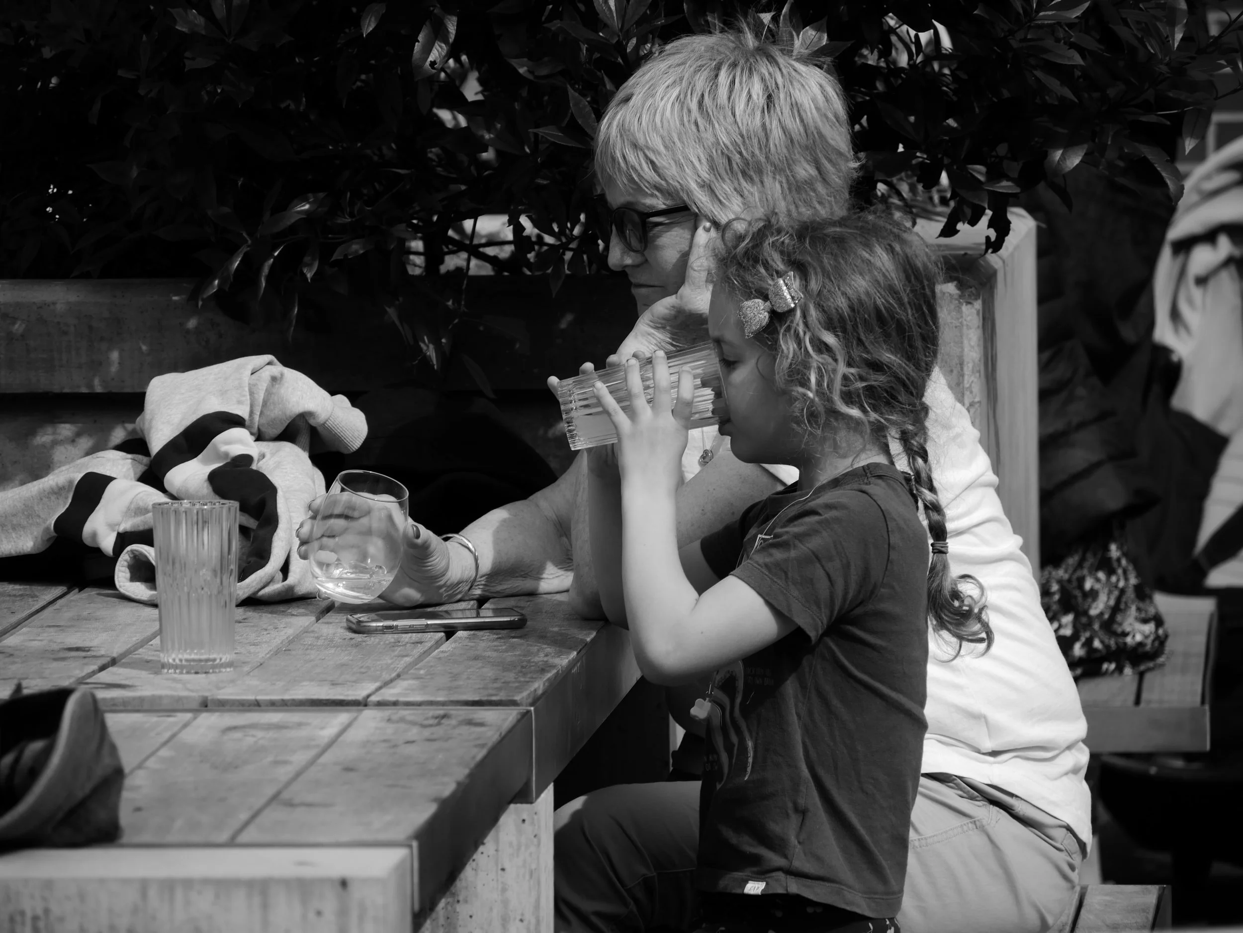 table outside the Tate Modern - 2026 - Digital photograph