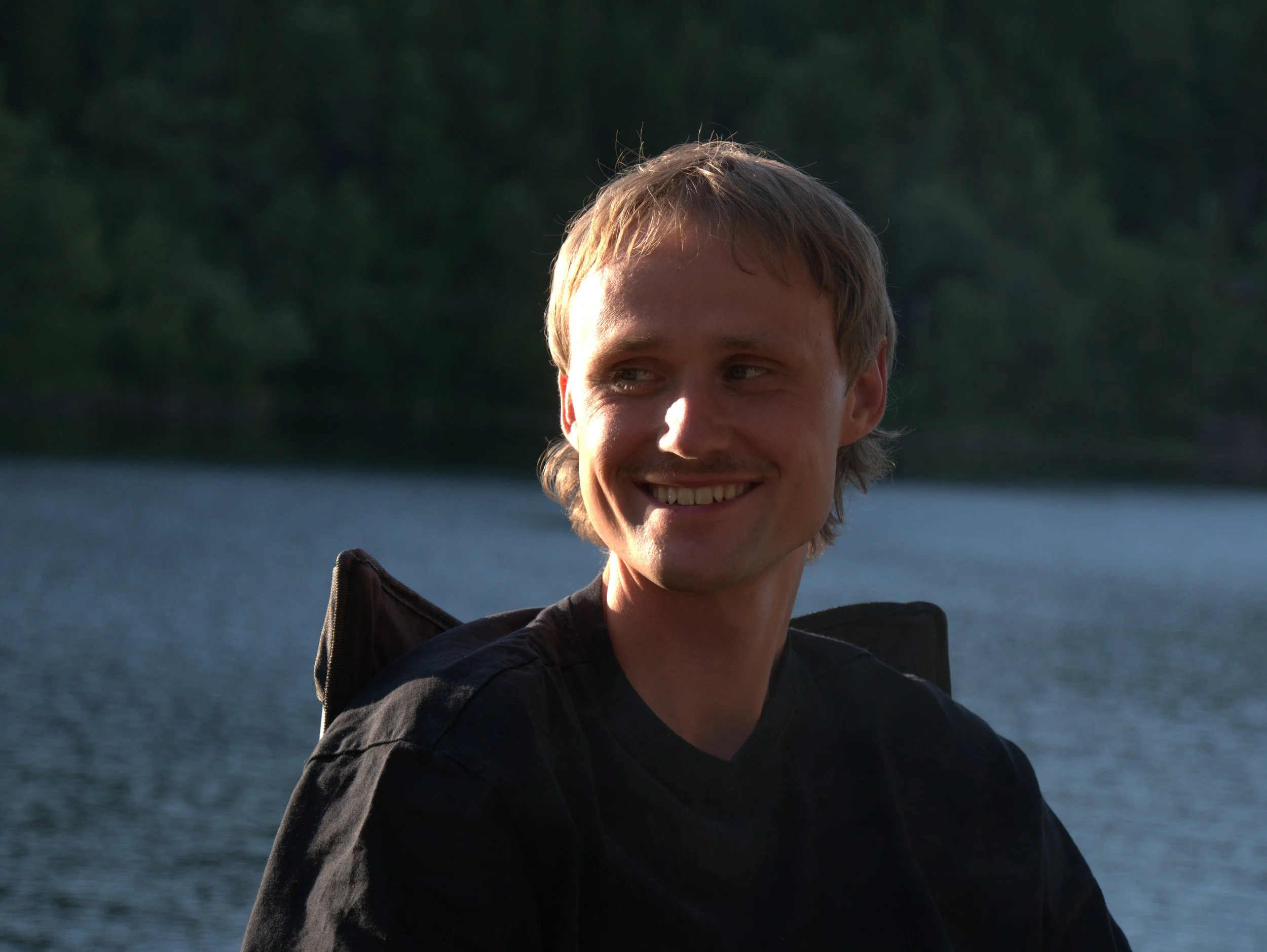 Joakim smoking before diner - 2025 - Digital photograph