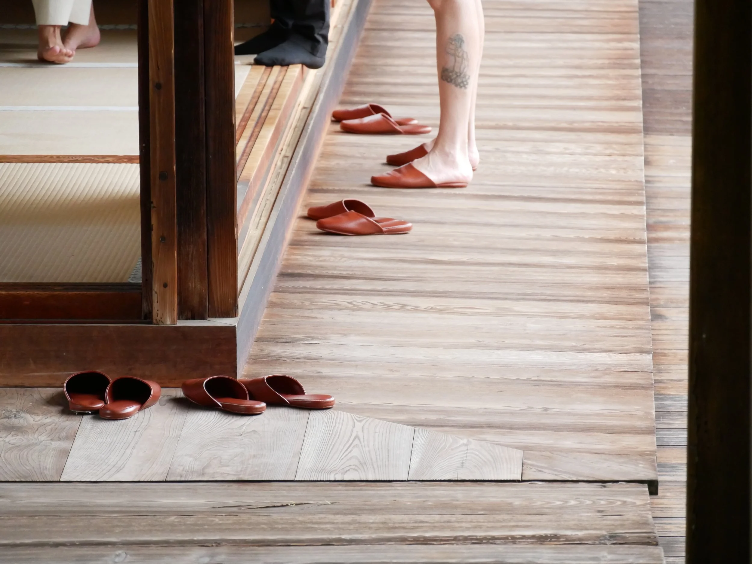 temple slippers - 2026 - Digital photograph