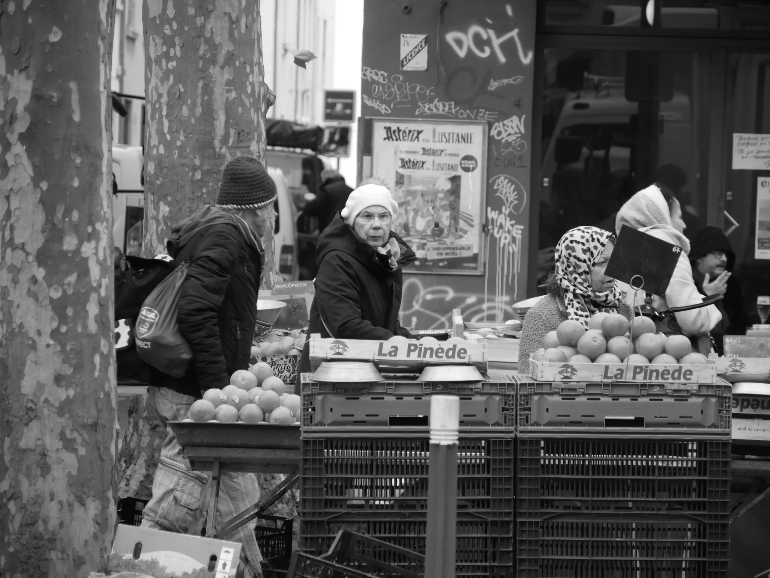 marché de la Croix-Rousse la veille de Noël - 2025 - Digital photograph