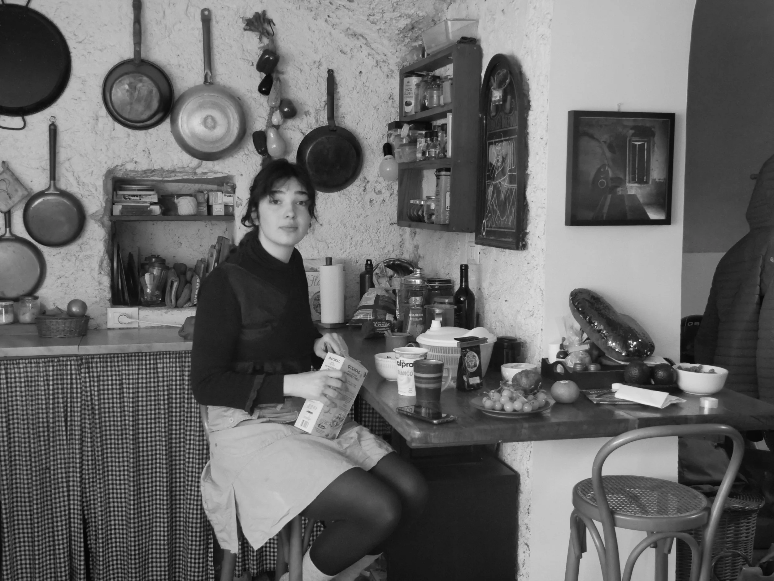 Roxane in the kitchen - 2025 - Digital photograph