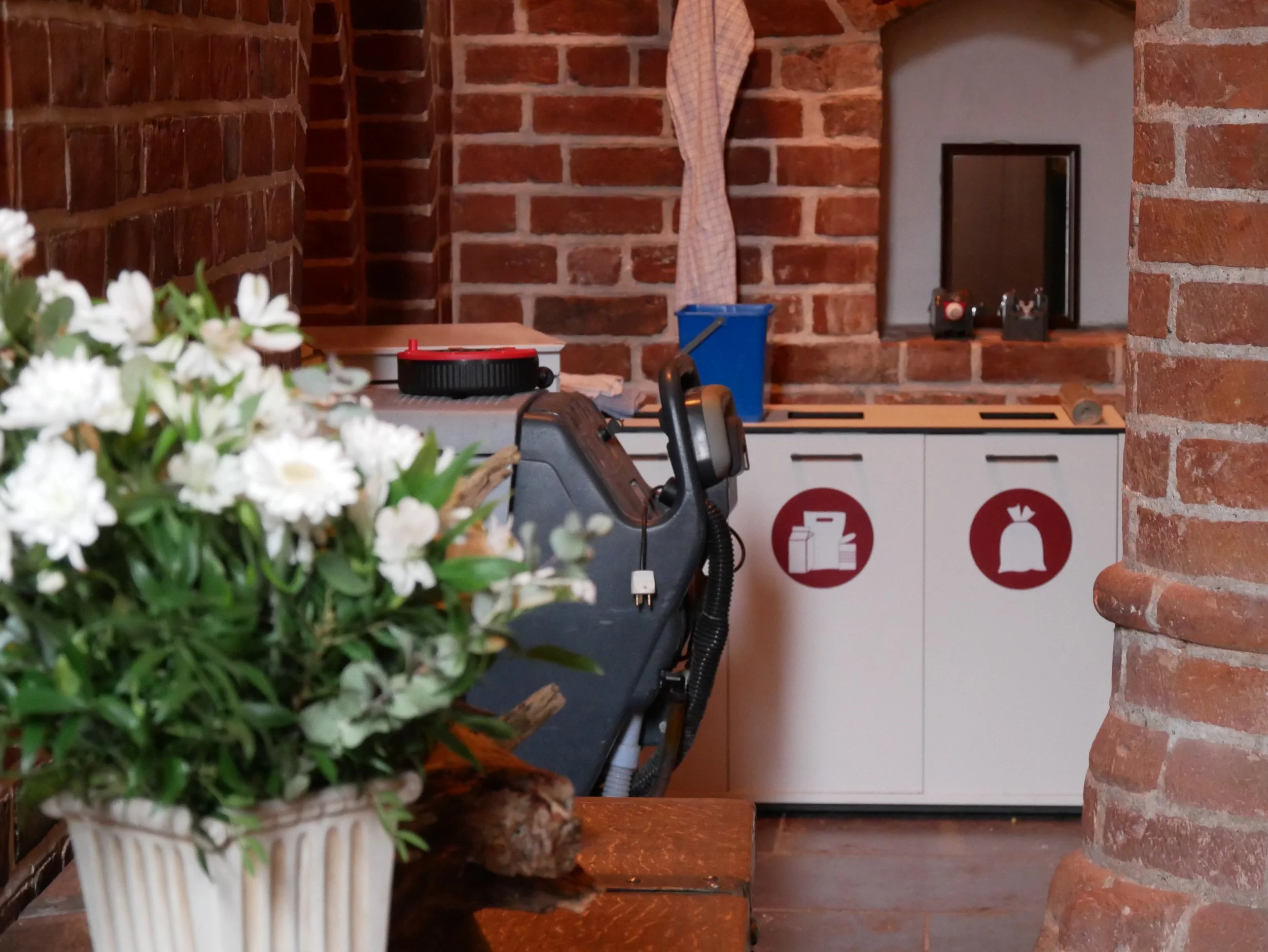 storage room inside Roskilde Cathedral - 2025 - Digital photograph