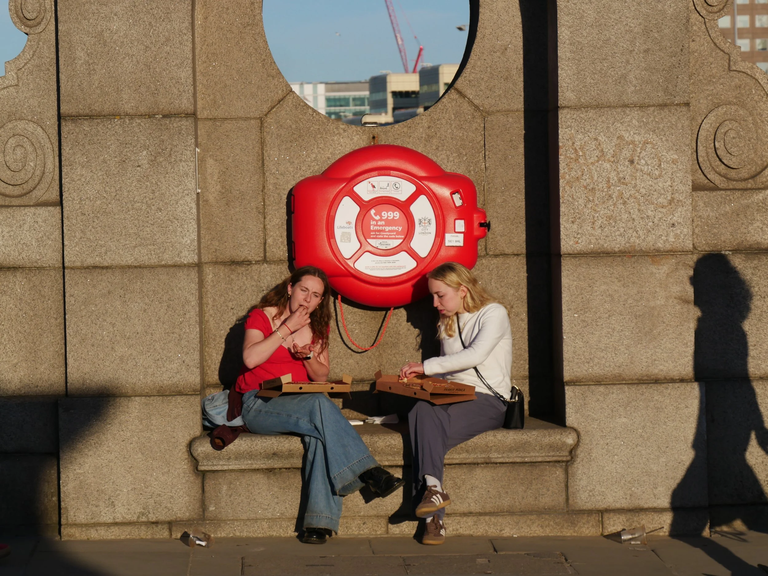 Friends do not always share. Emergency call 999 - 2026 - Digital photograph