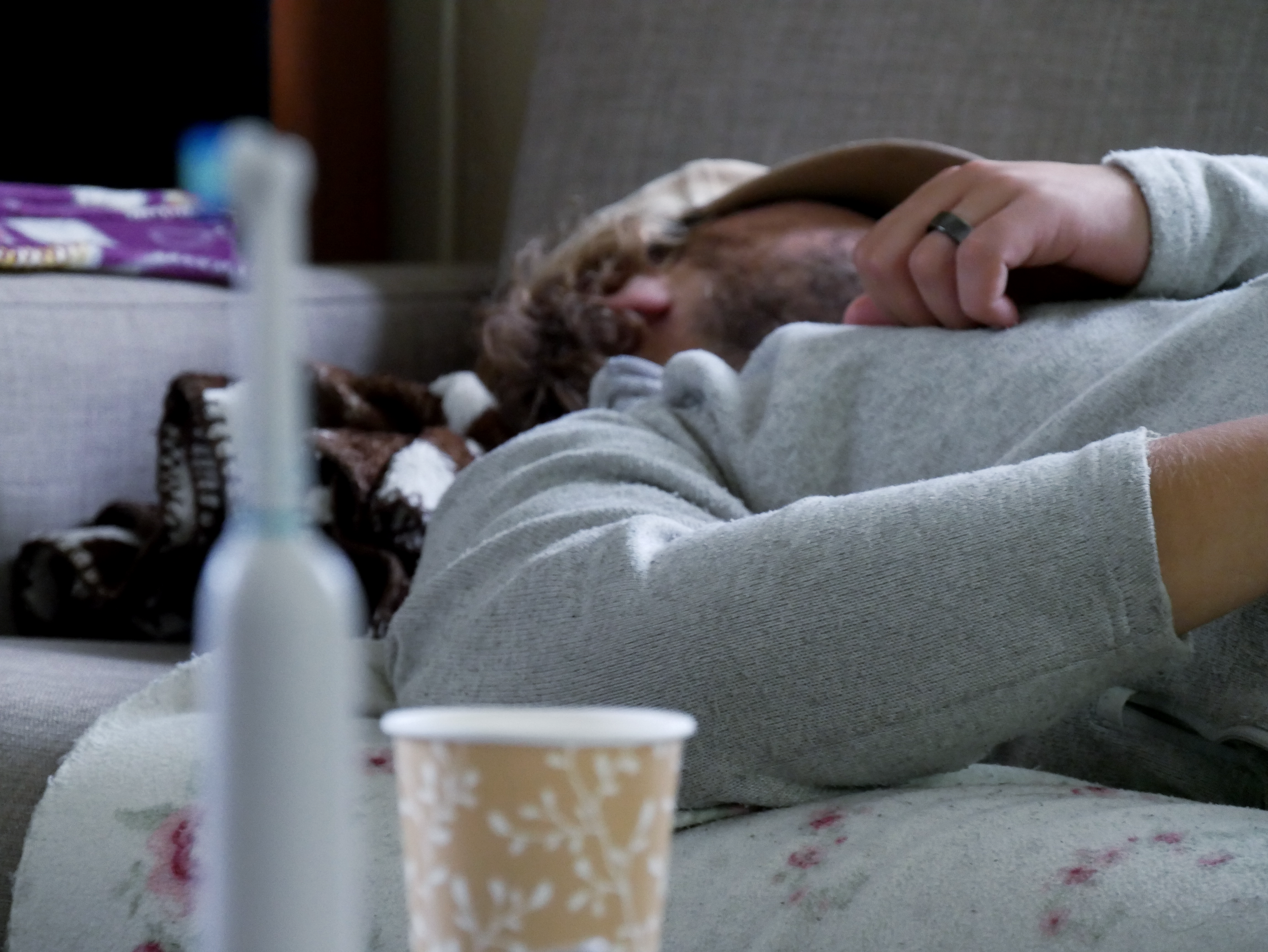 Niklas sleeping on the couch - 2026 - Digital photograph