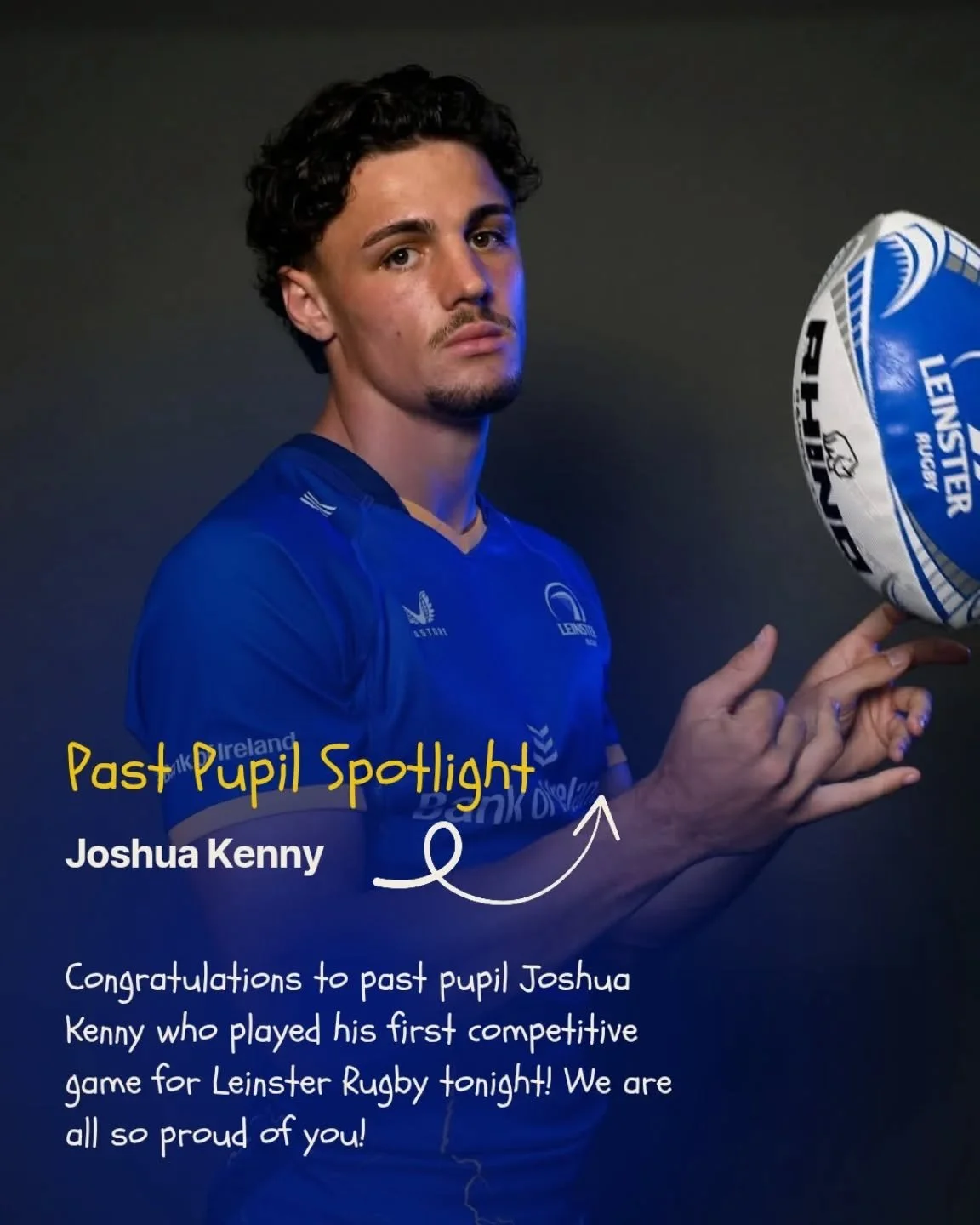 Congratulations to past pupil @joshuajaykenny who played his first competitive game for Leinster Rugby tonight! We are all so proud of you!