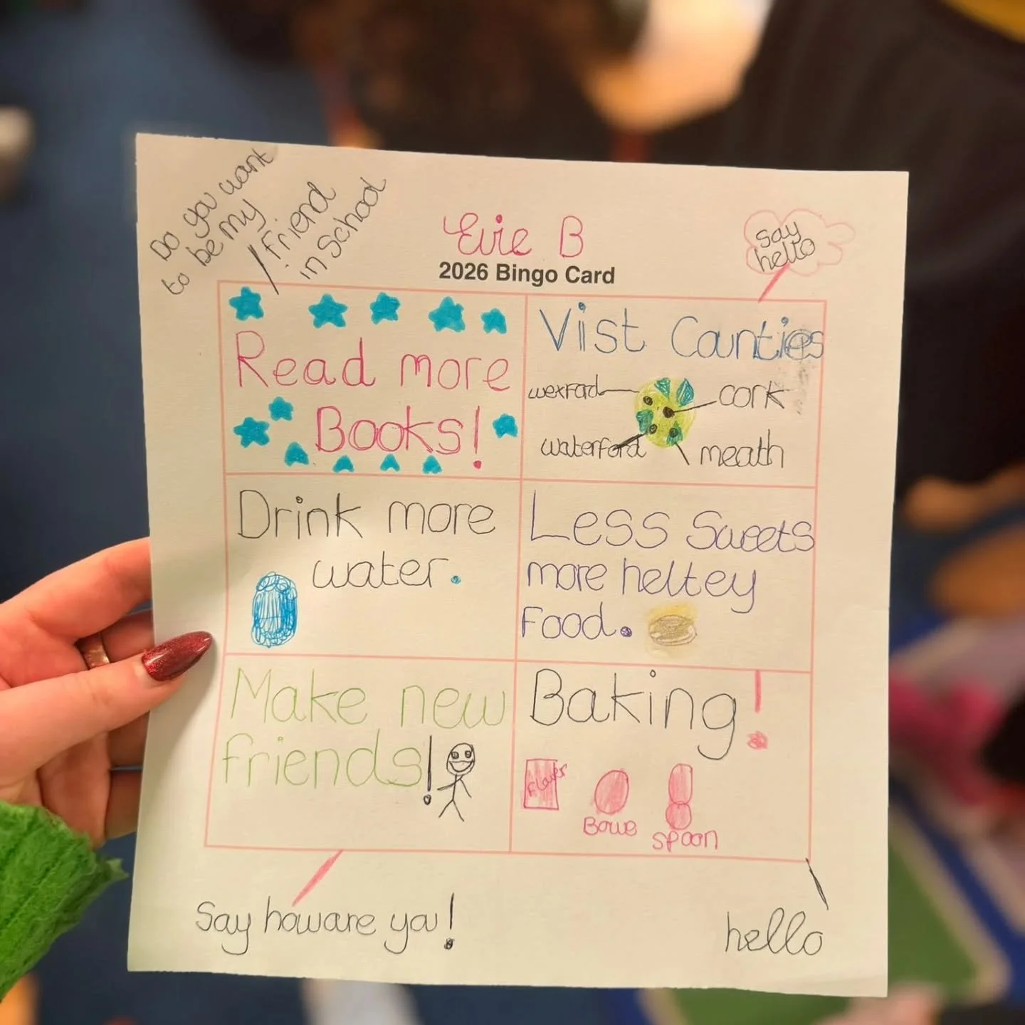 Did someone say Bingo??? 

Last week for Feel Good Friday all the children reflected on their goals for 2026 and made them into a bingo card for the year ahead ✨