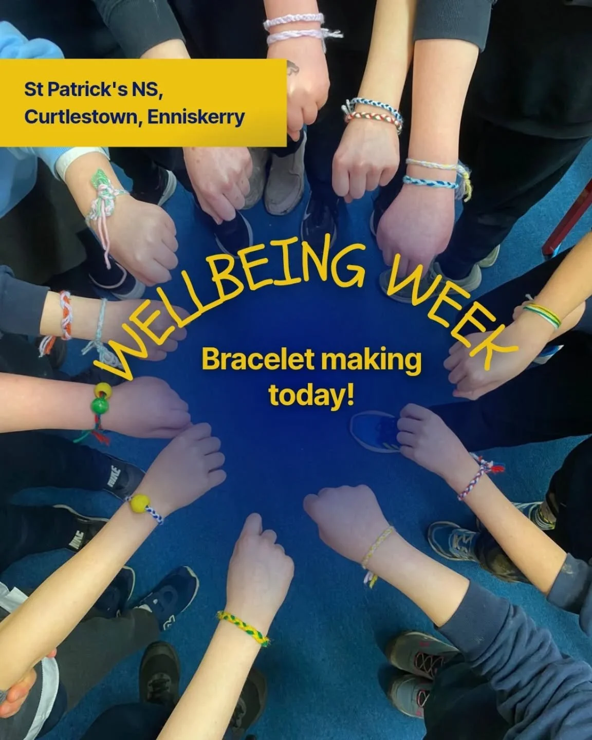 This week we are celebrating Wellbeing Week and today some students got creative and made some stunning bracelets. Keep an eye on our socials this week to see what else we've got planned 💙💛