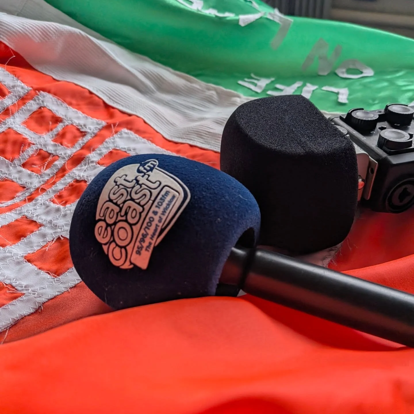 Special visitors to our outdoor classroom today @eastcoast.fm 📻🎙️ Keep an eye on our socials for interview updates!