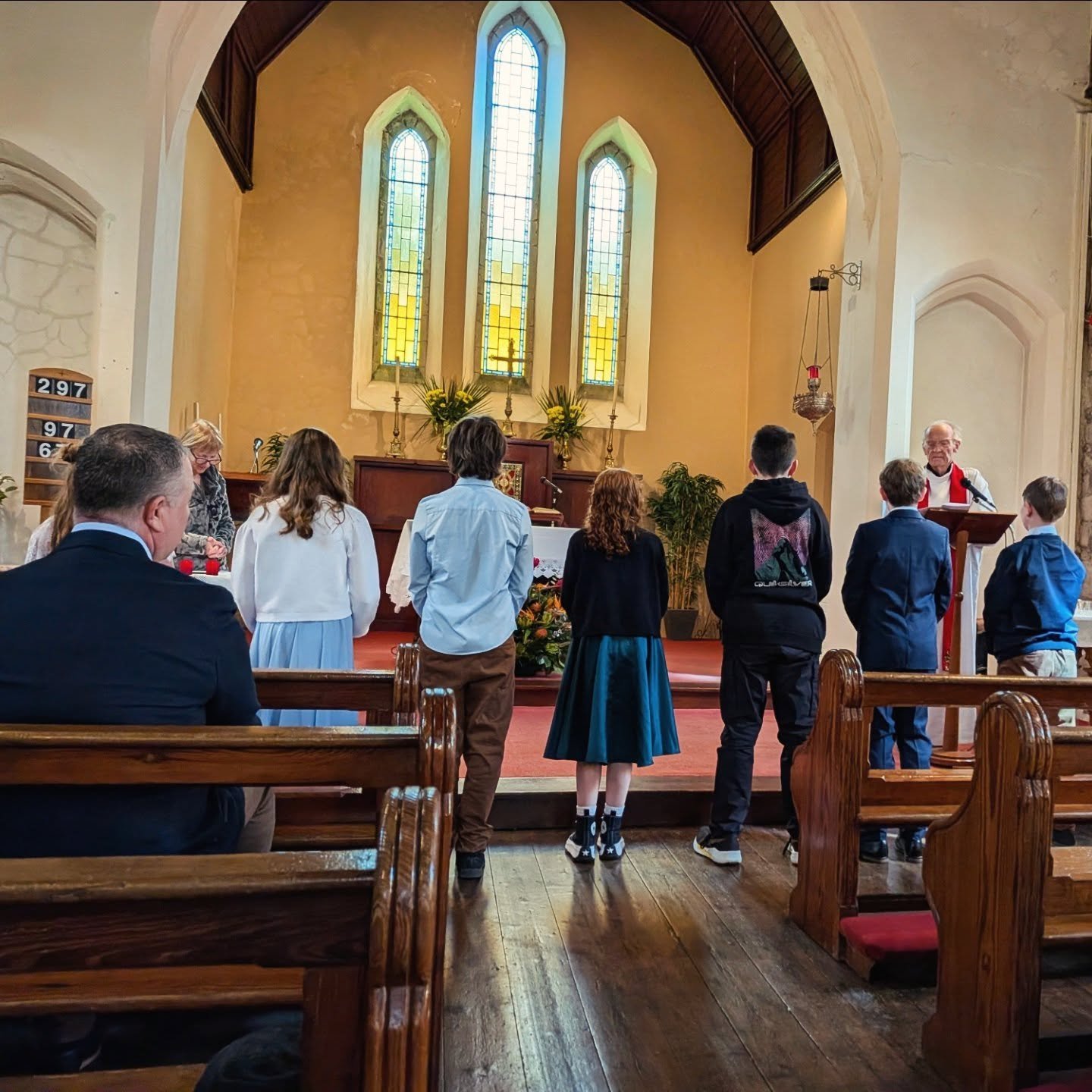 Congratulations to some of our senior students who made their Confirmation on Friday in a lovely ceremony in Curtlestown Church 💛