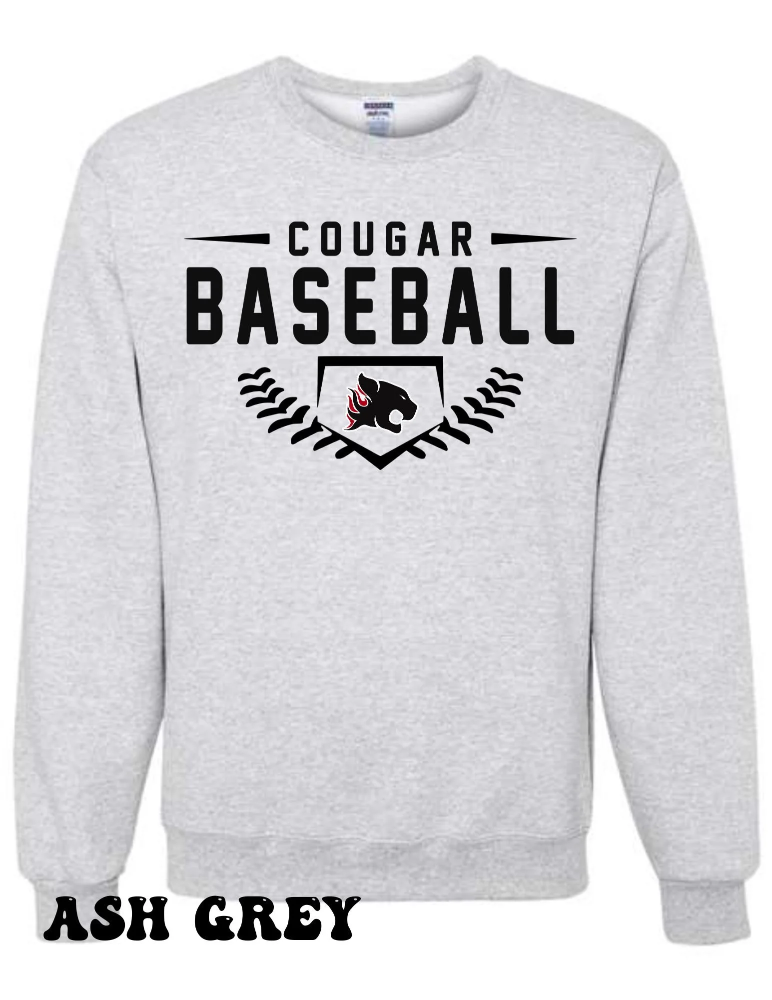 Cougars Baseball Seam Crewneck Sweatshirt