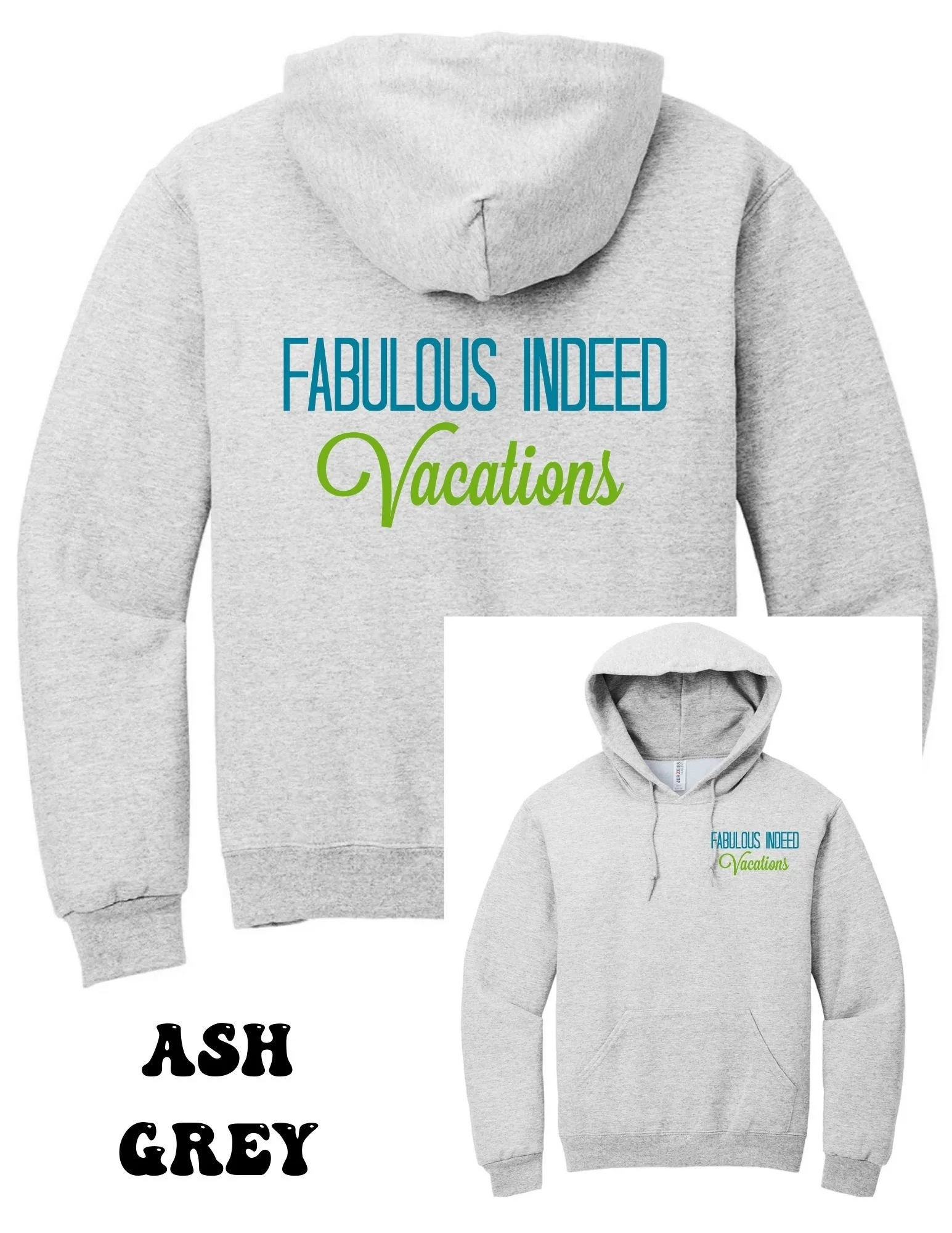 Fabulous Indeed Vacations Logo Hoodie