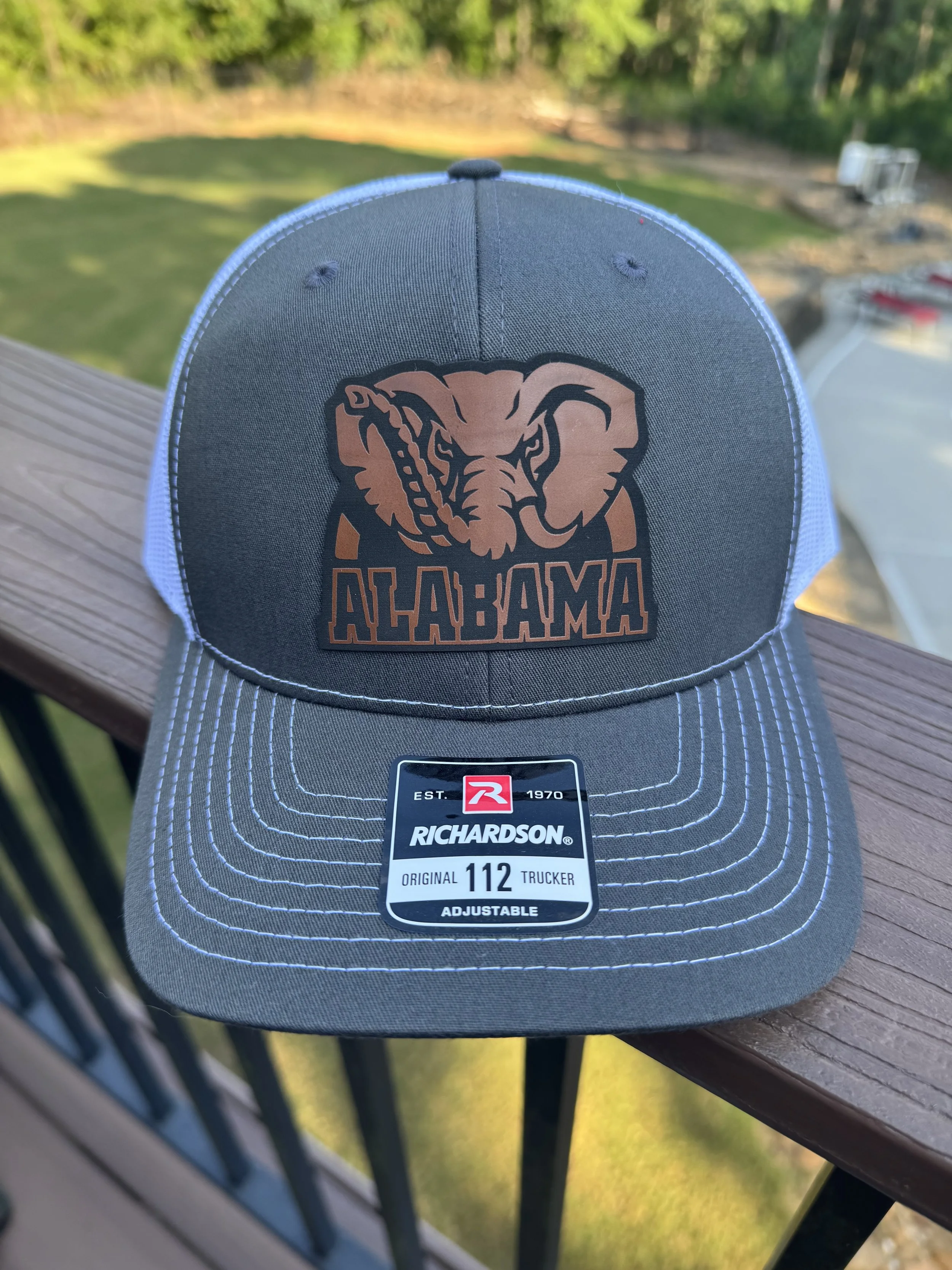 Alabama Leather Patch Hat