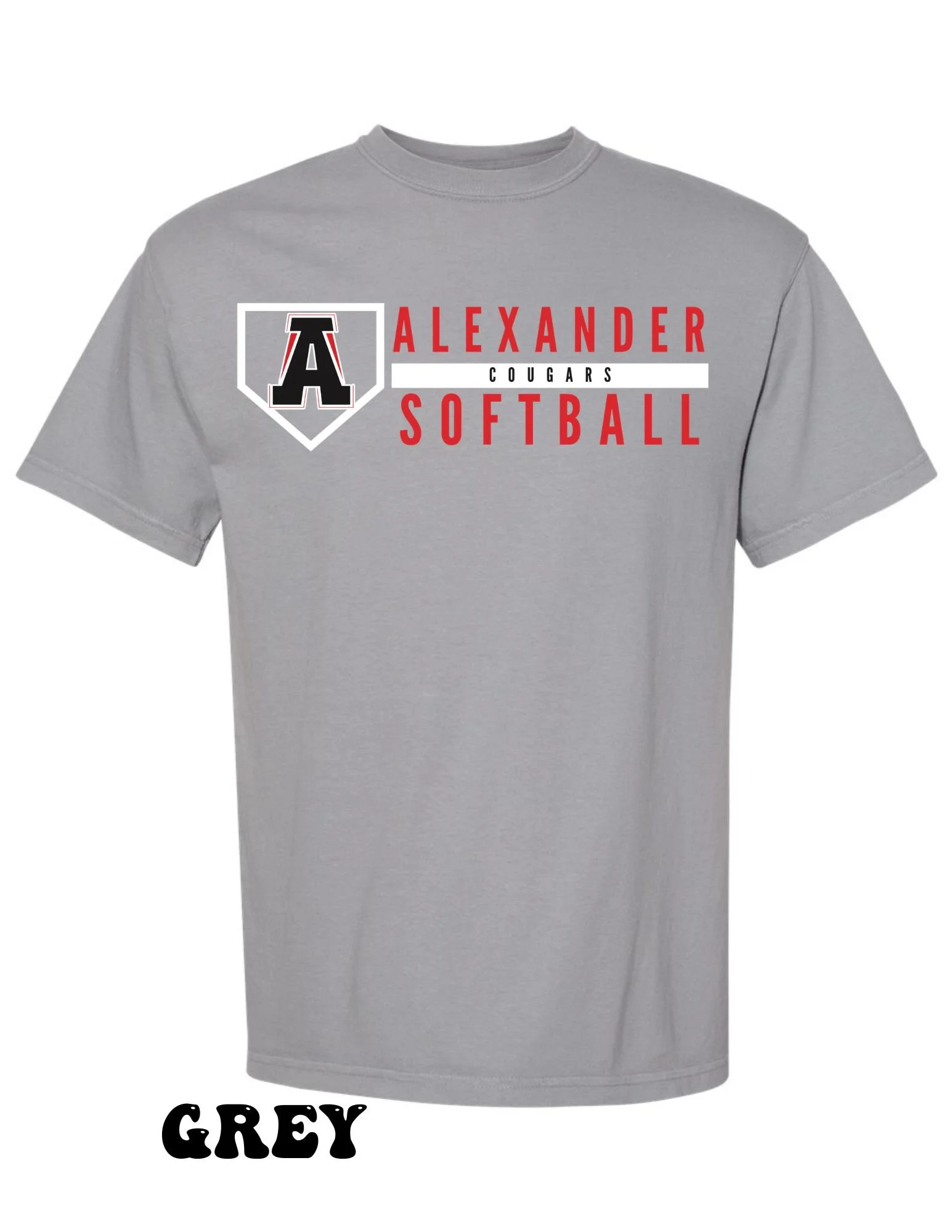 Alexander Cougars Softball T-Shirt