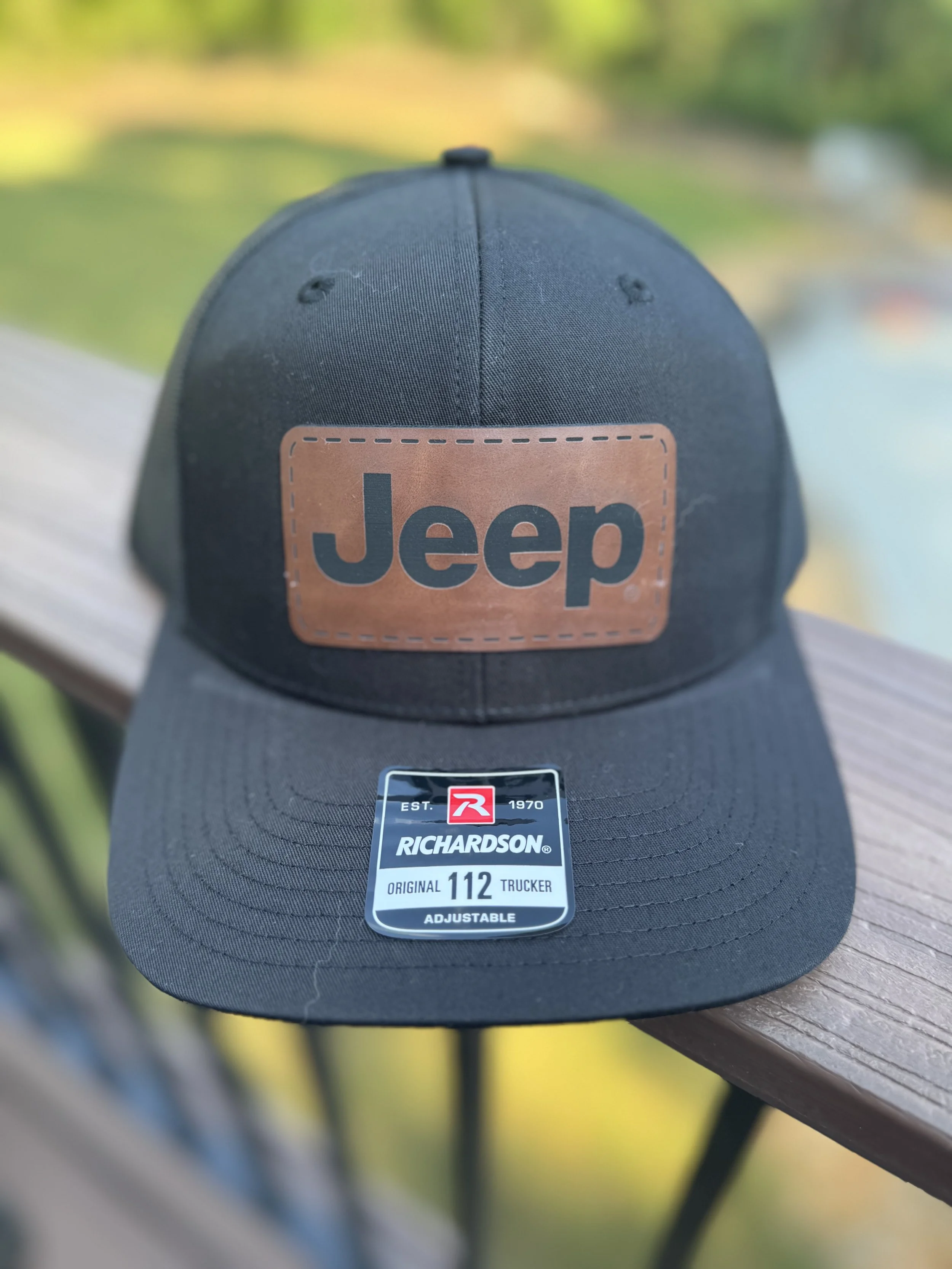 Jeep Leather Patch Hat