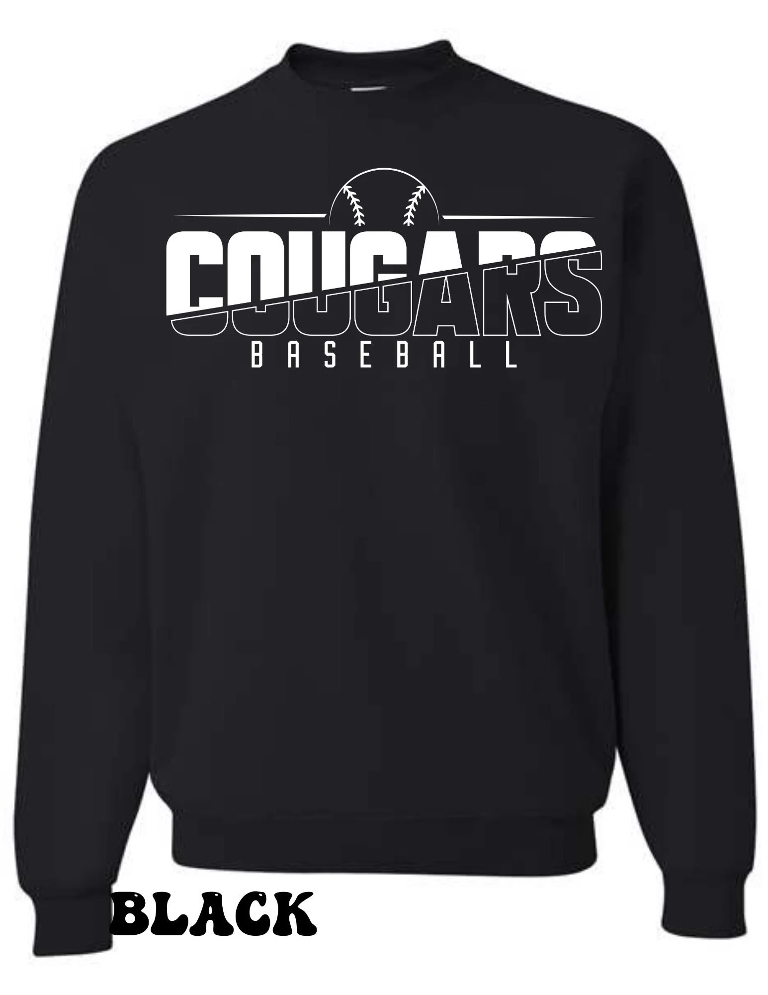Cougars Baseball Crewneck Sweatshirt