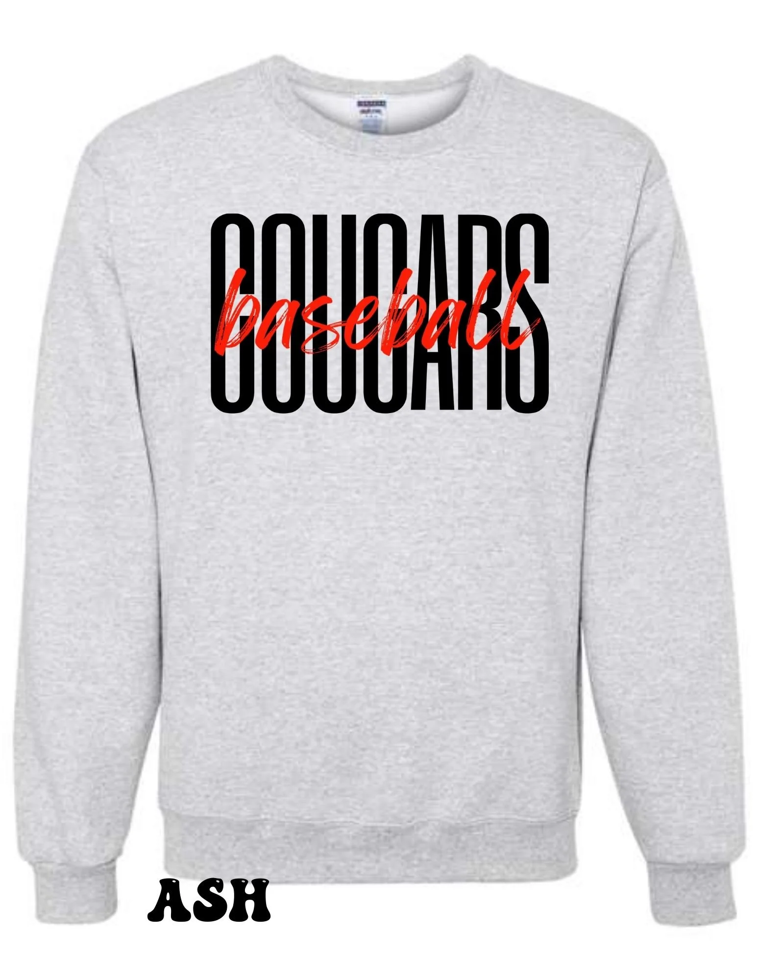 Cougar Baseball Crewneck Sweatshirt