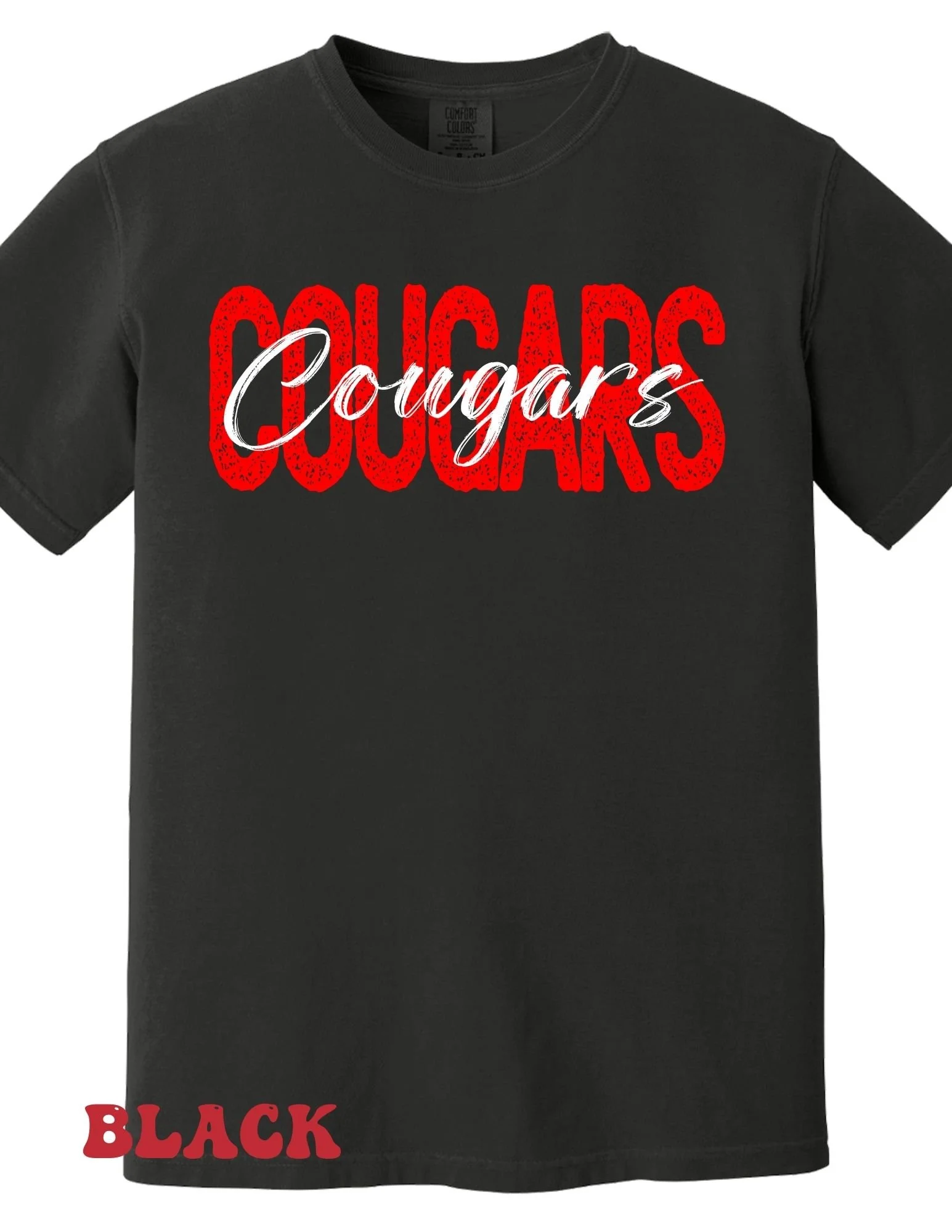 Red & White Cougars T-Shirt