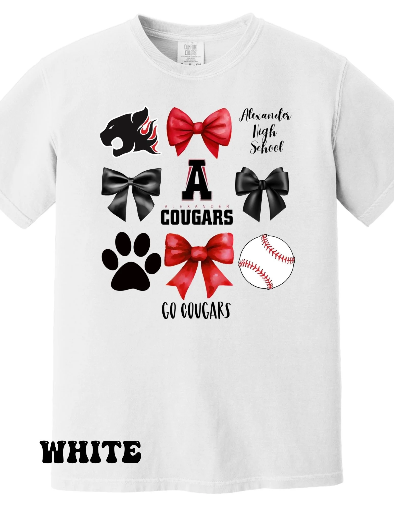 ALX Baseball Bow T-Shirt