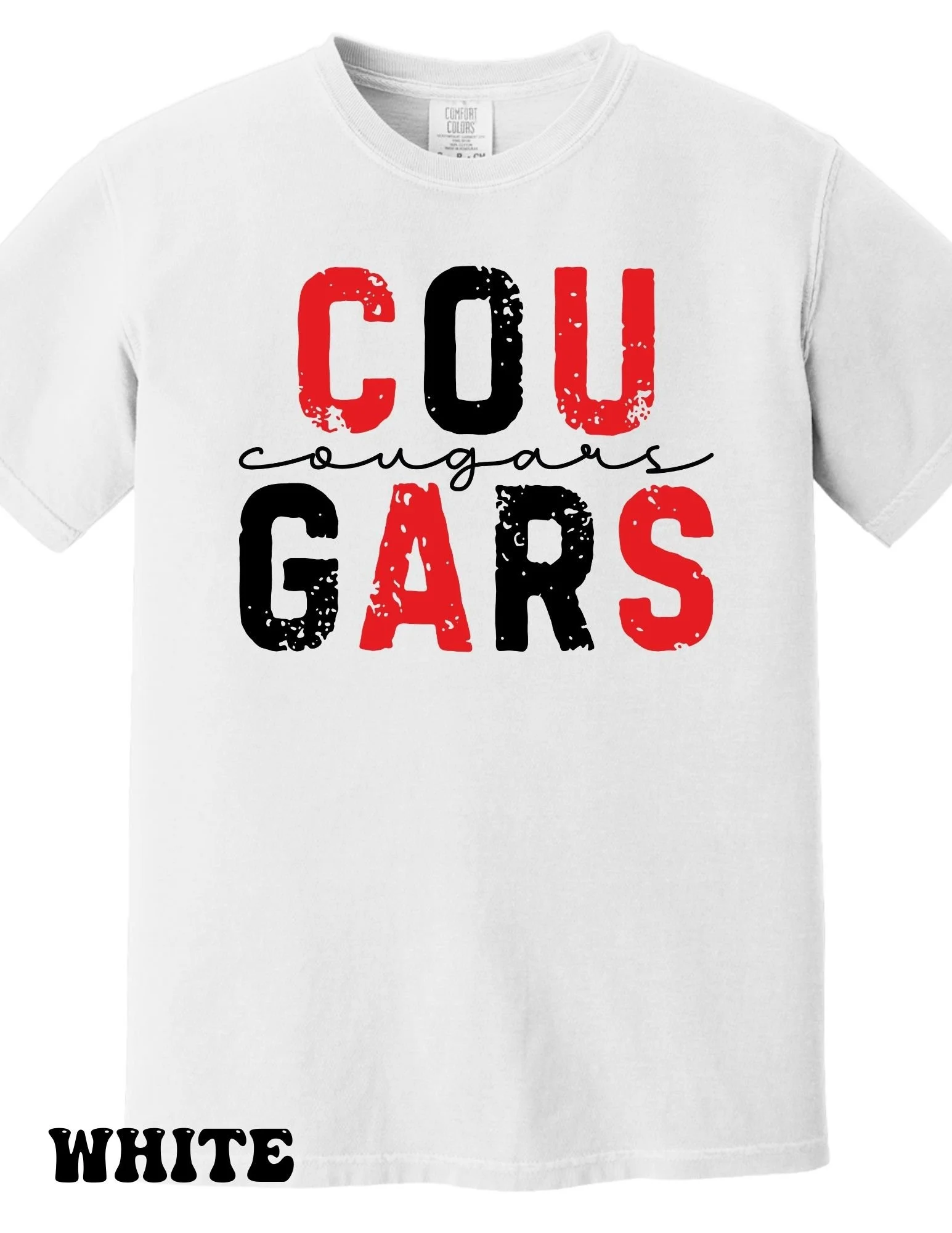 Red & Black Cougars T-Shirt