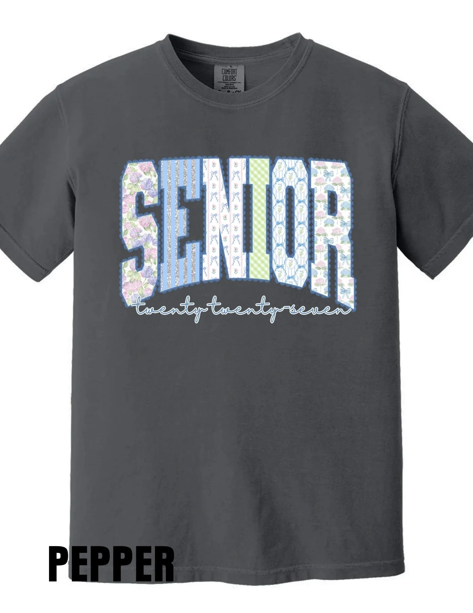 Blue Coquette Pastel Senior 2027 T-Shirt