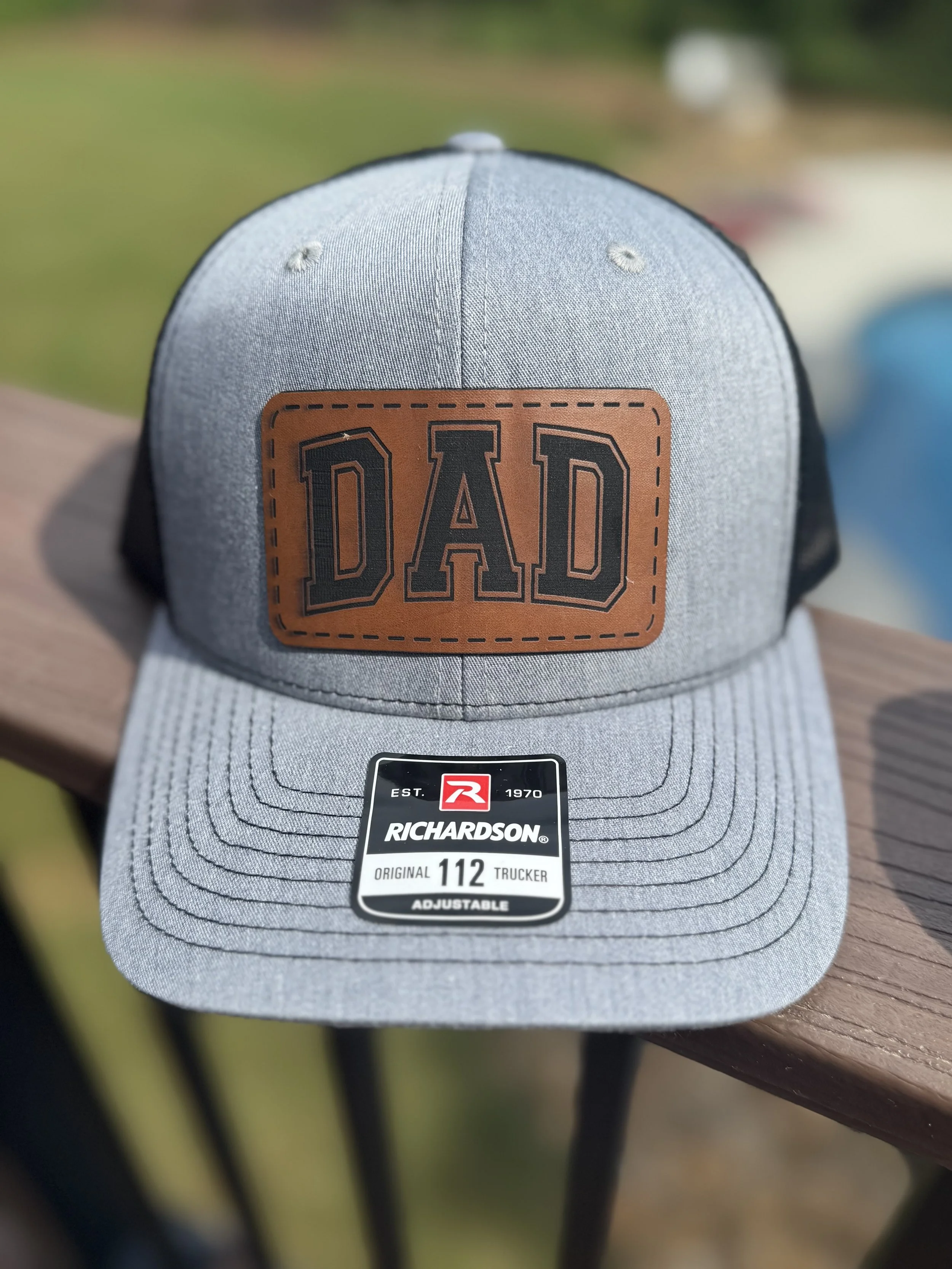 Dad Leather Patch Hat