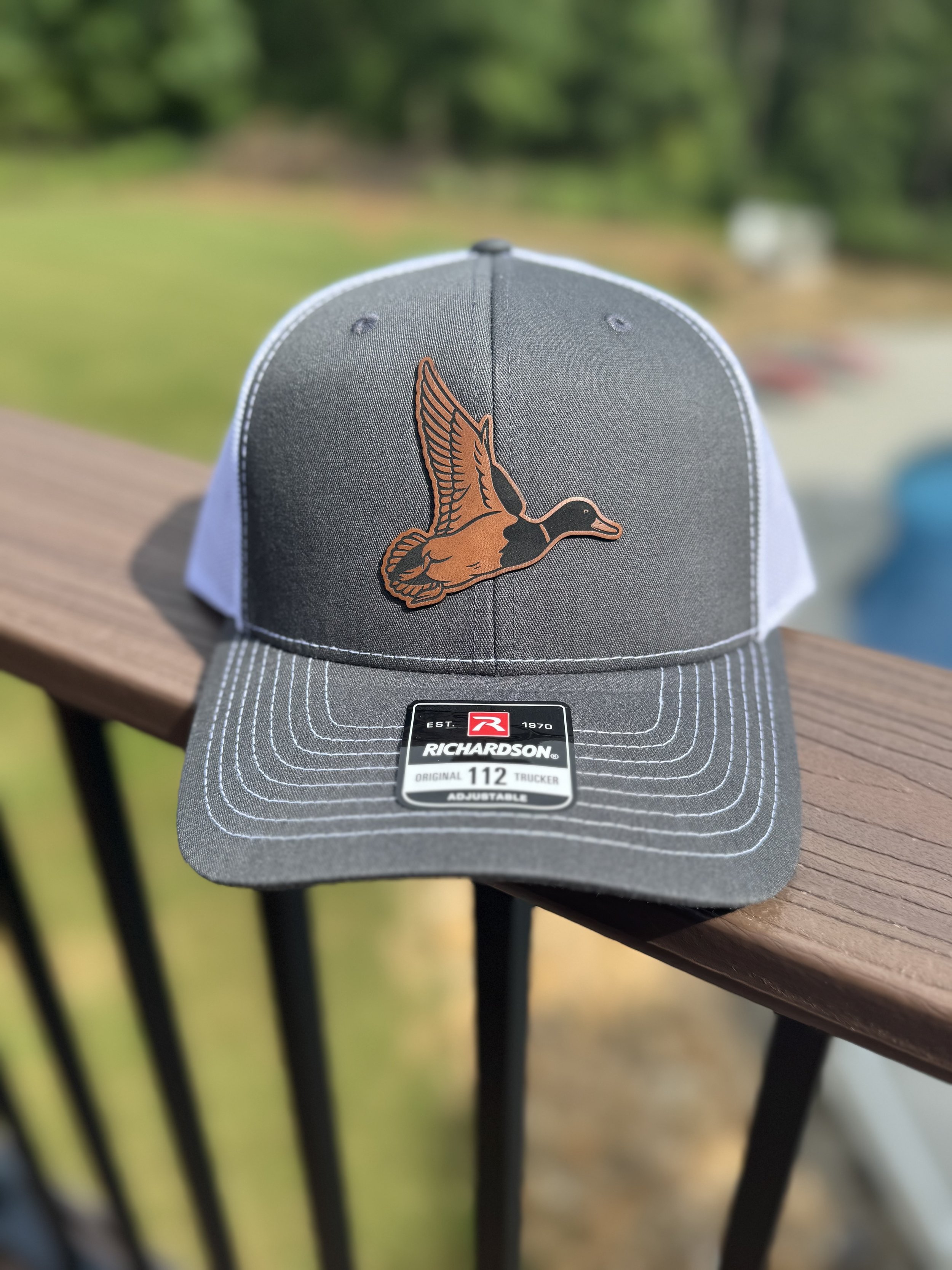 Mallard Leather Patch Hat