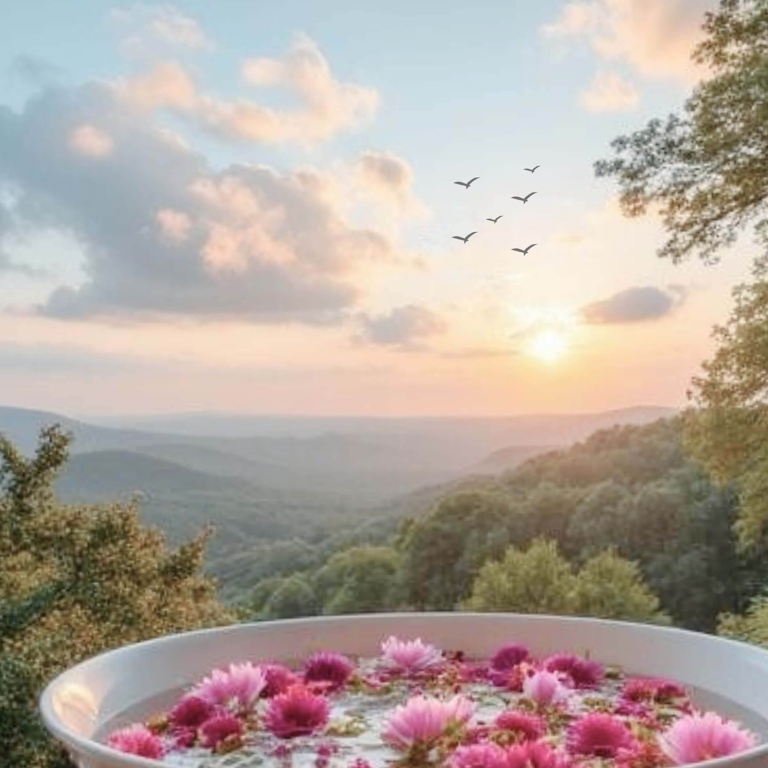 Simple Flower Bathing for Nervous System Healing