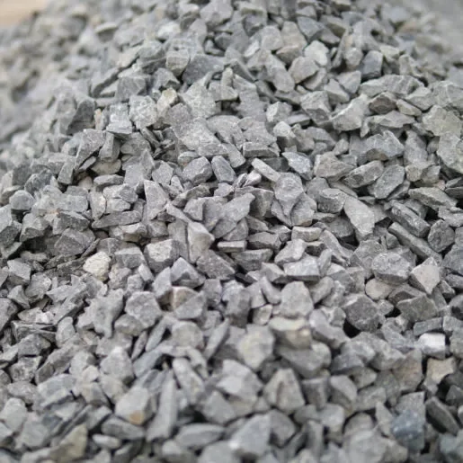 Close-up of gray gravel stones scattered in a pile.