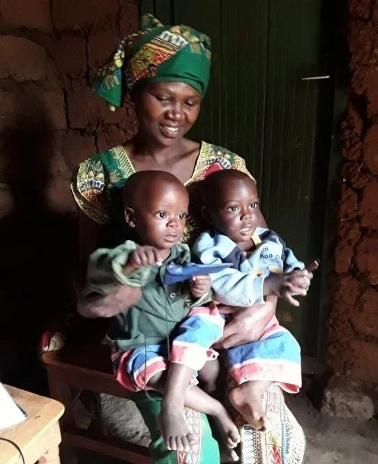 Mom with twins
