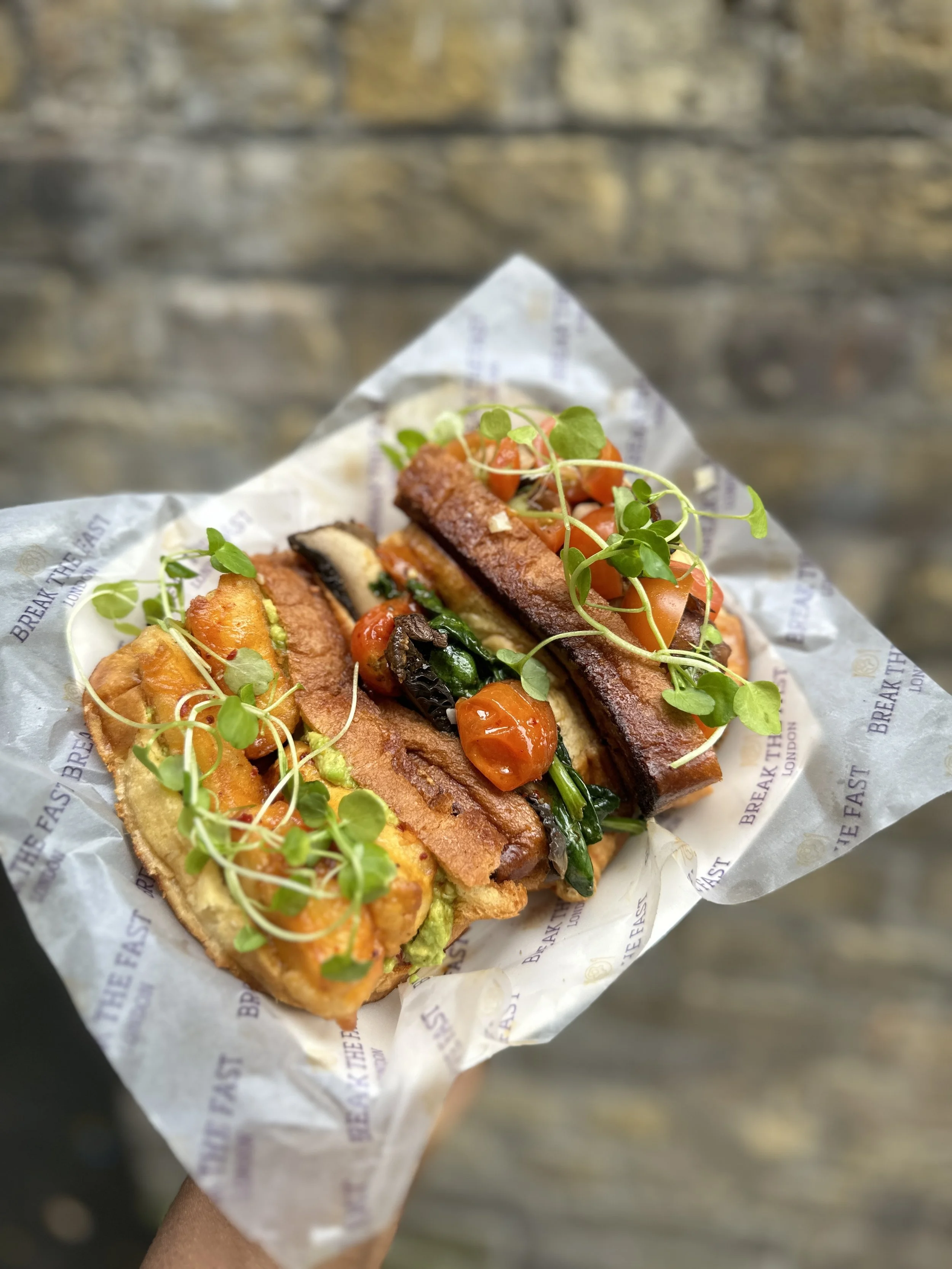 Wedding Food truck - Savoury French Toast tacos