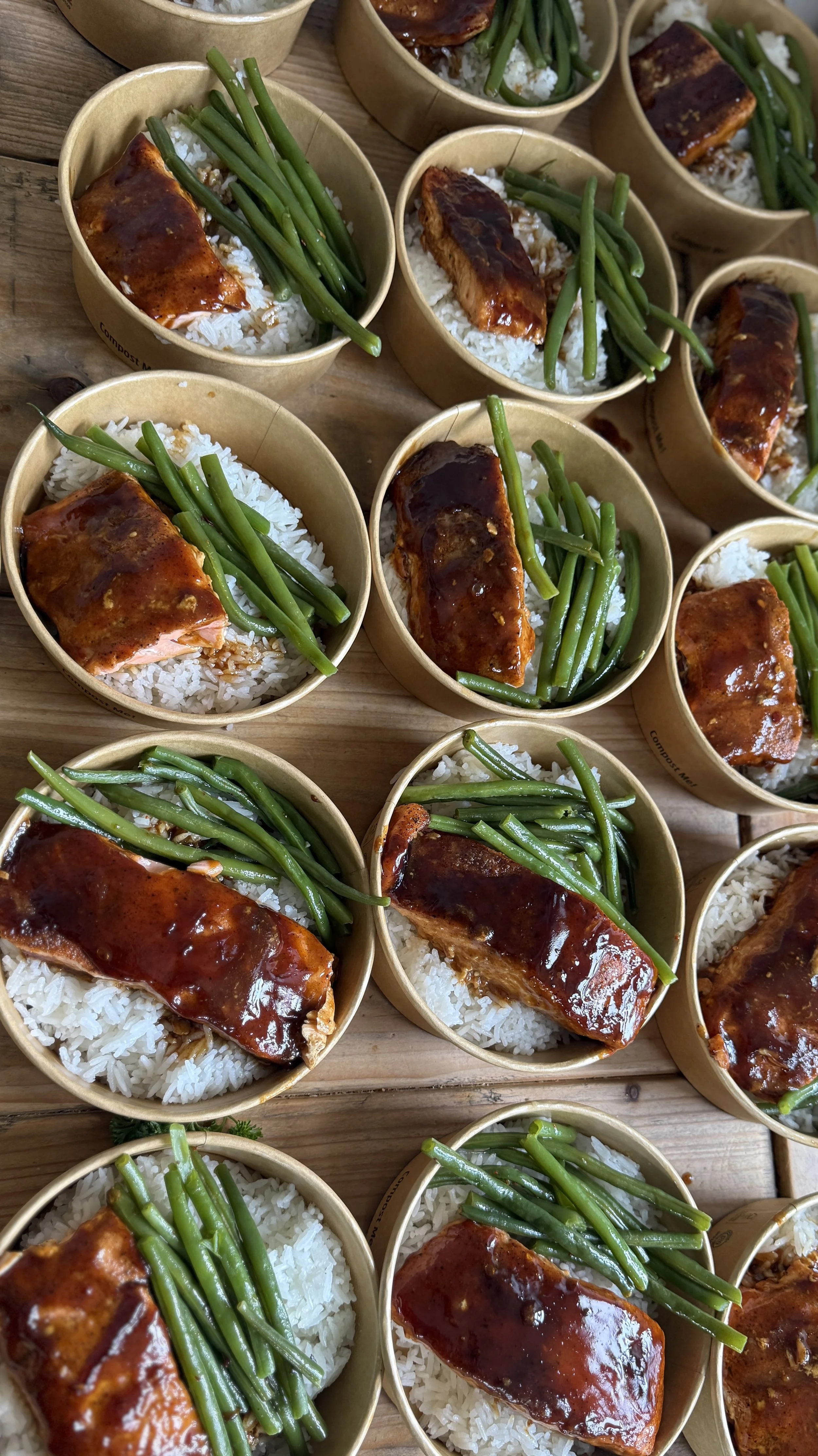 Corporate Lunch - Salmon Teriyaki