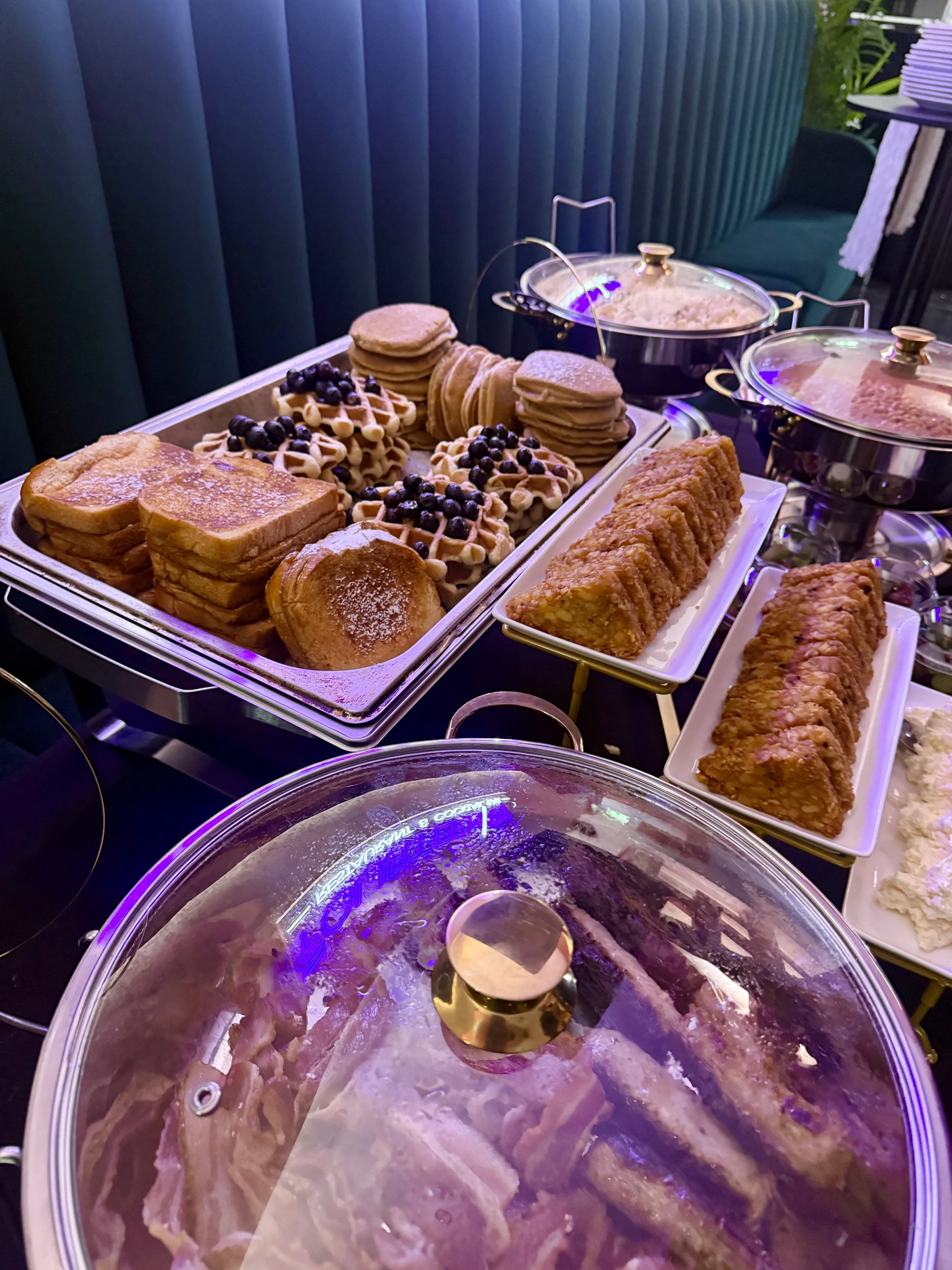 Bridal shower breakfast spread