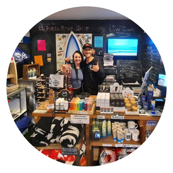 El Porto Surf Shop.