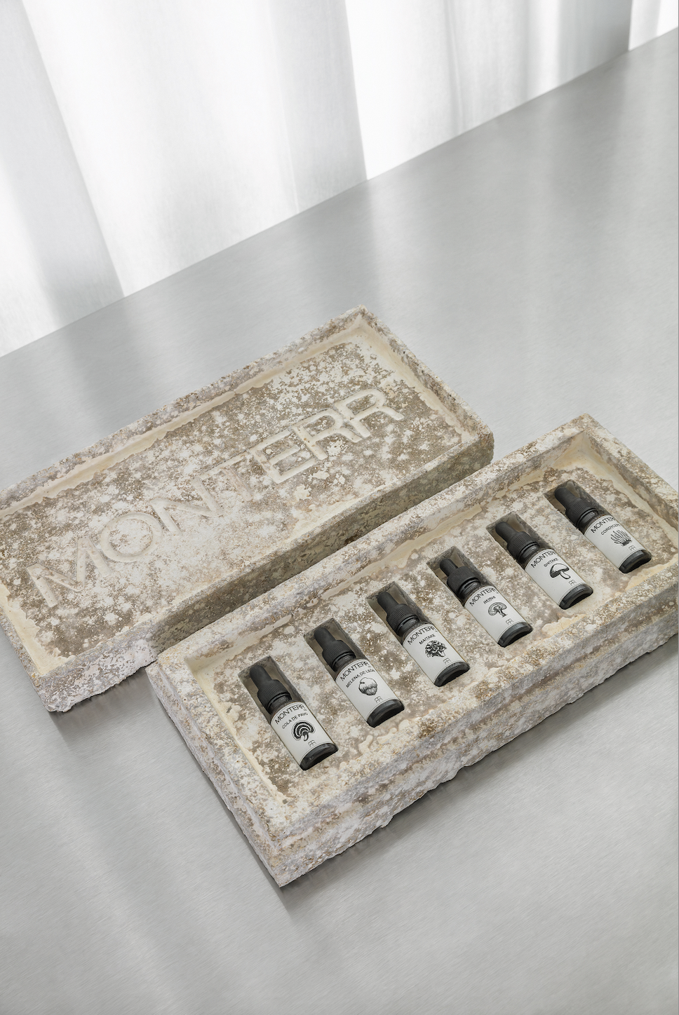 Compostable mycelium packaging developed by Monterr Pack, eco-friendly alternative to styrofoam in Mexico.