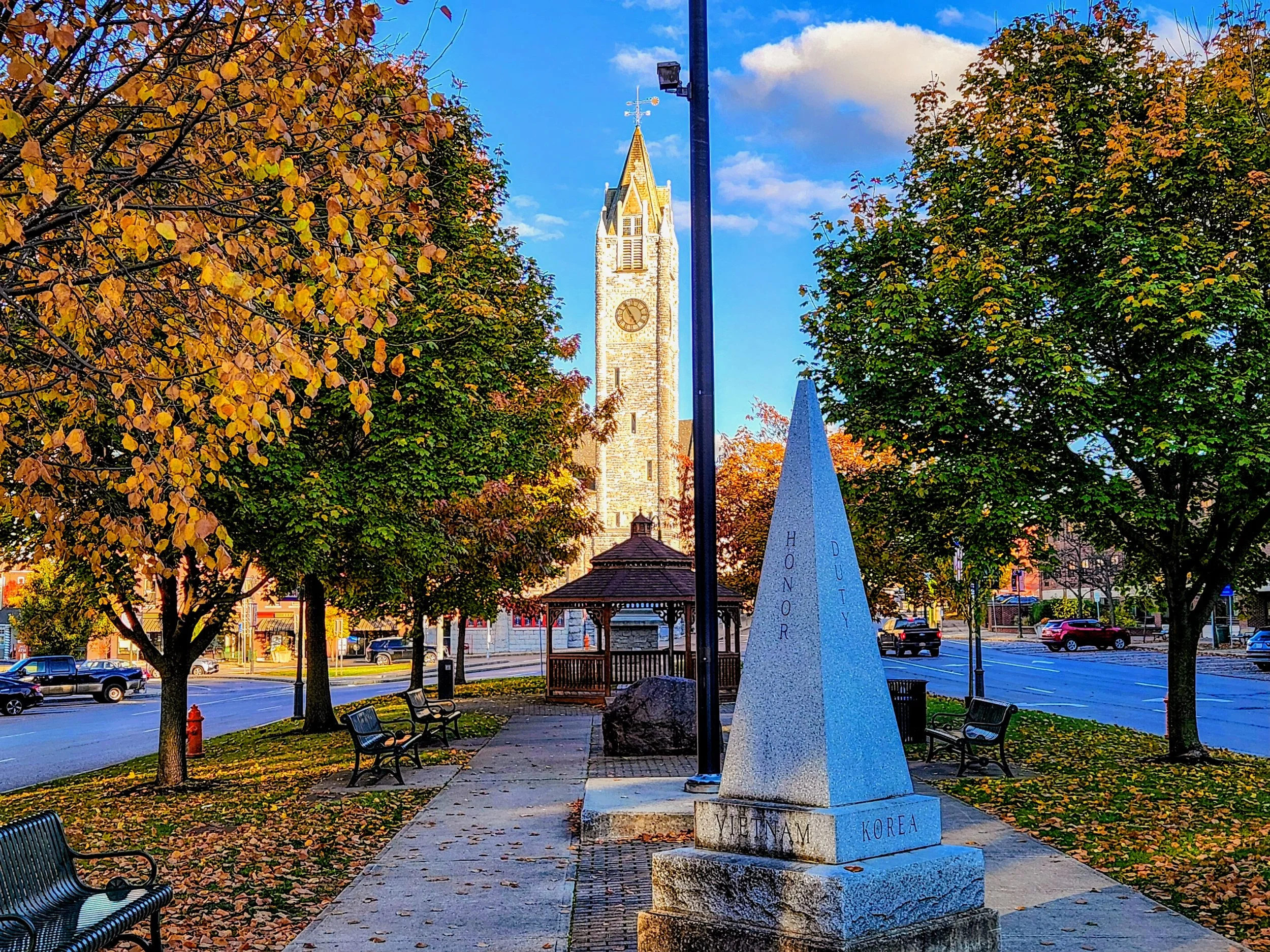 Downtown Watertown Fall Foliage